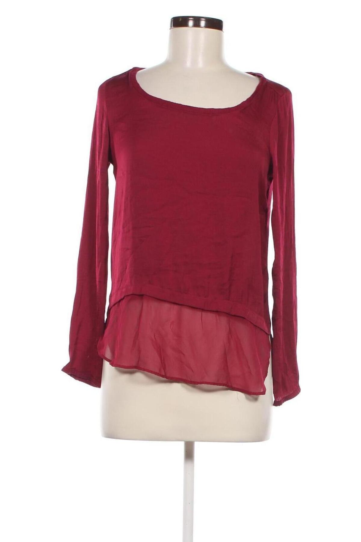 Damen Shirt Bershka, Größe S, Farbe Rot, Preis 3,99 €