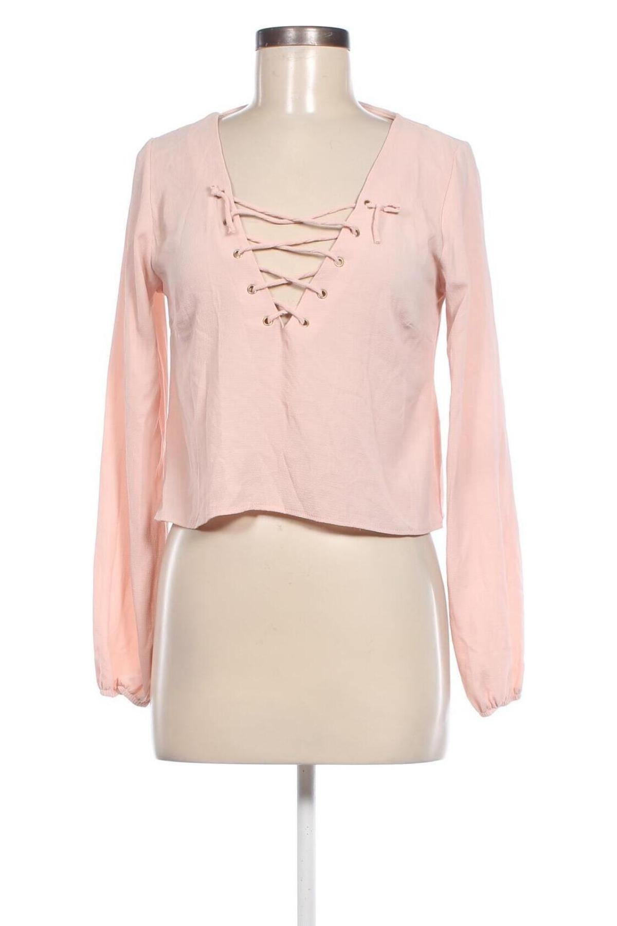 Damen Shirt Boohoo, Größe M, Farbe Beige, Preis € 4,99