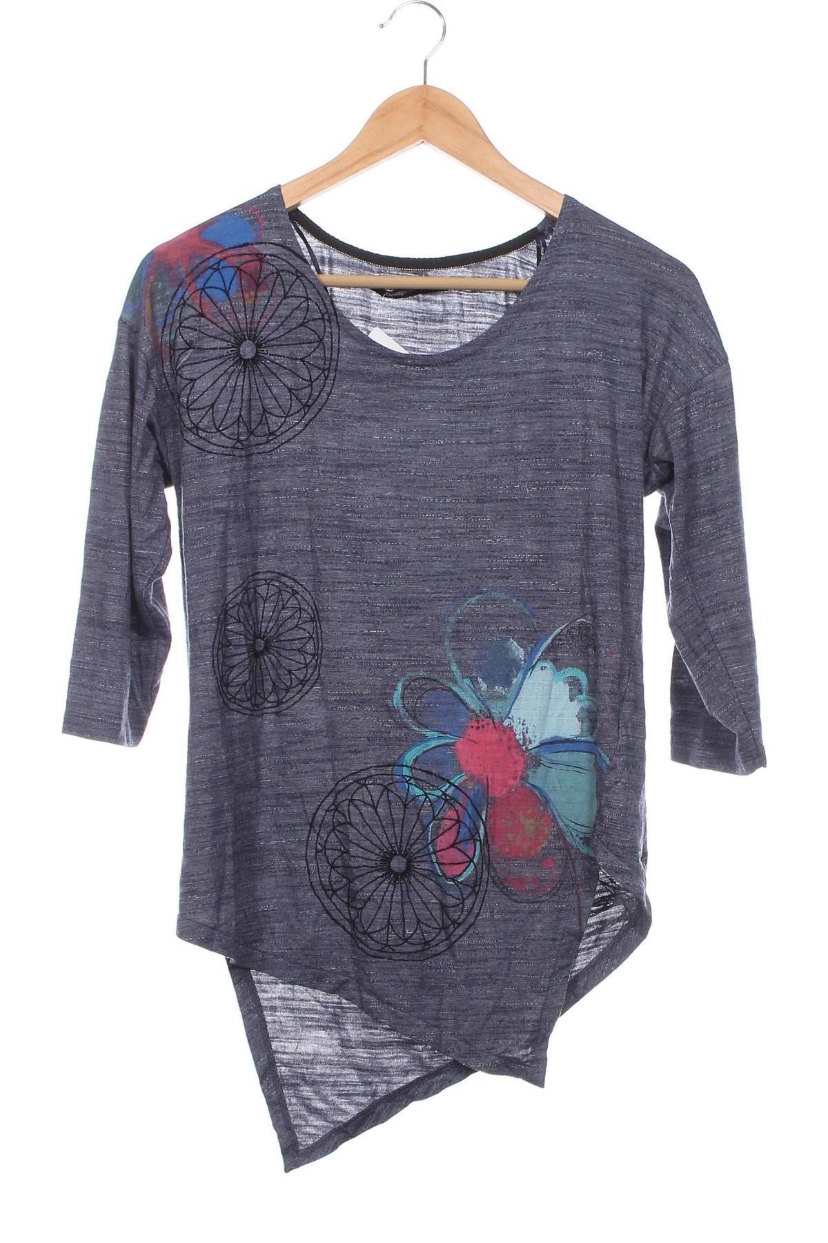 Damen Shirt Desigual, Größe XS, Farbe Blau, Preis € 11,66