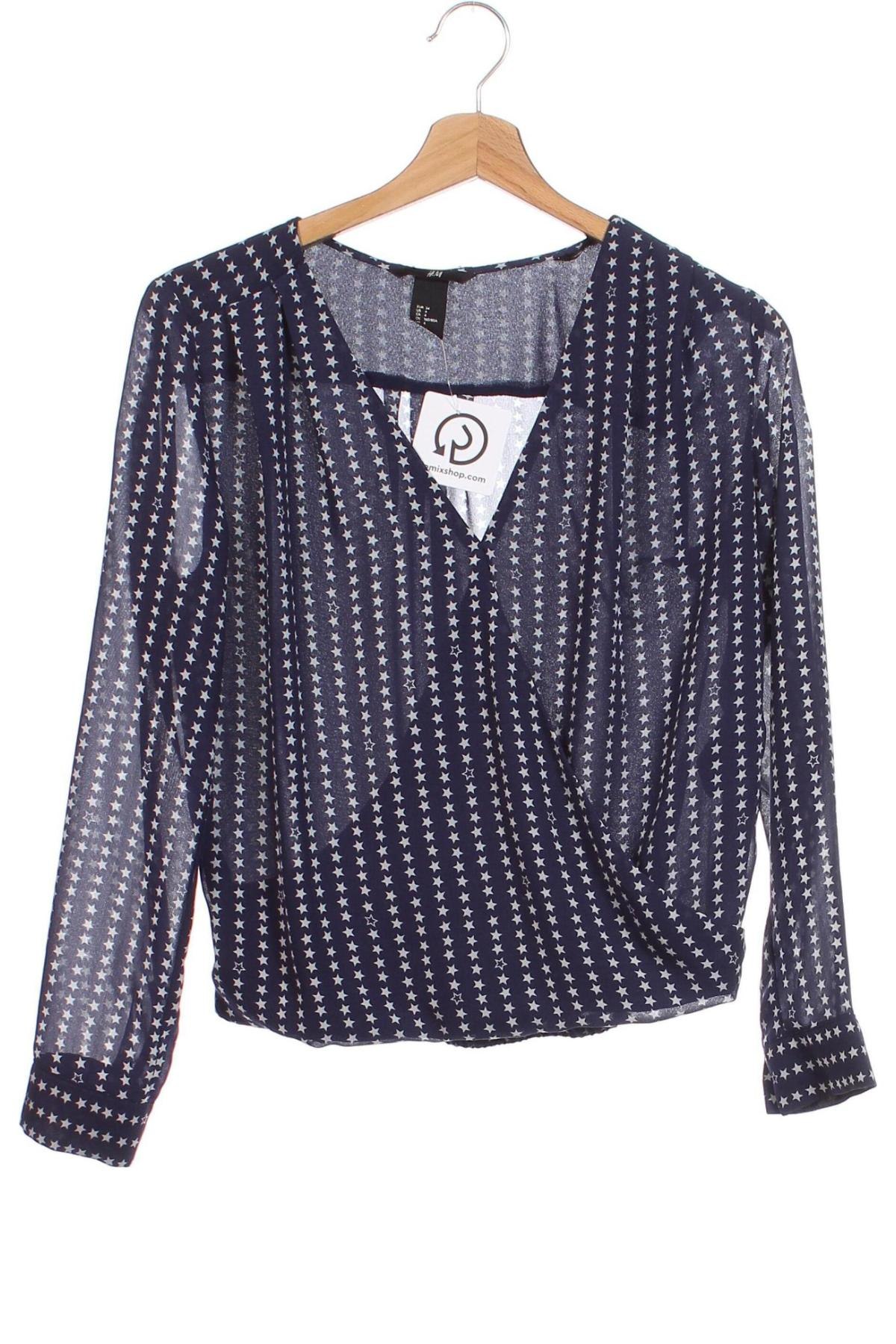 Damen Shirt H&M, Größe XS, Farbe Mehrfarbig, Preis € 1,99