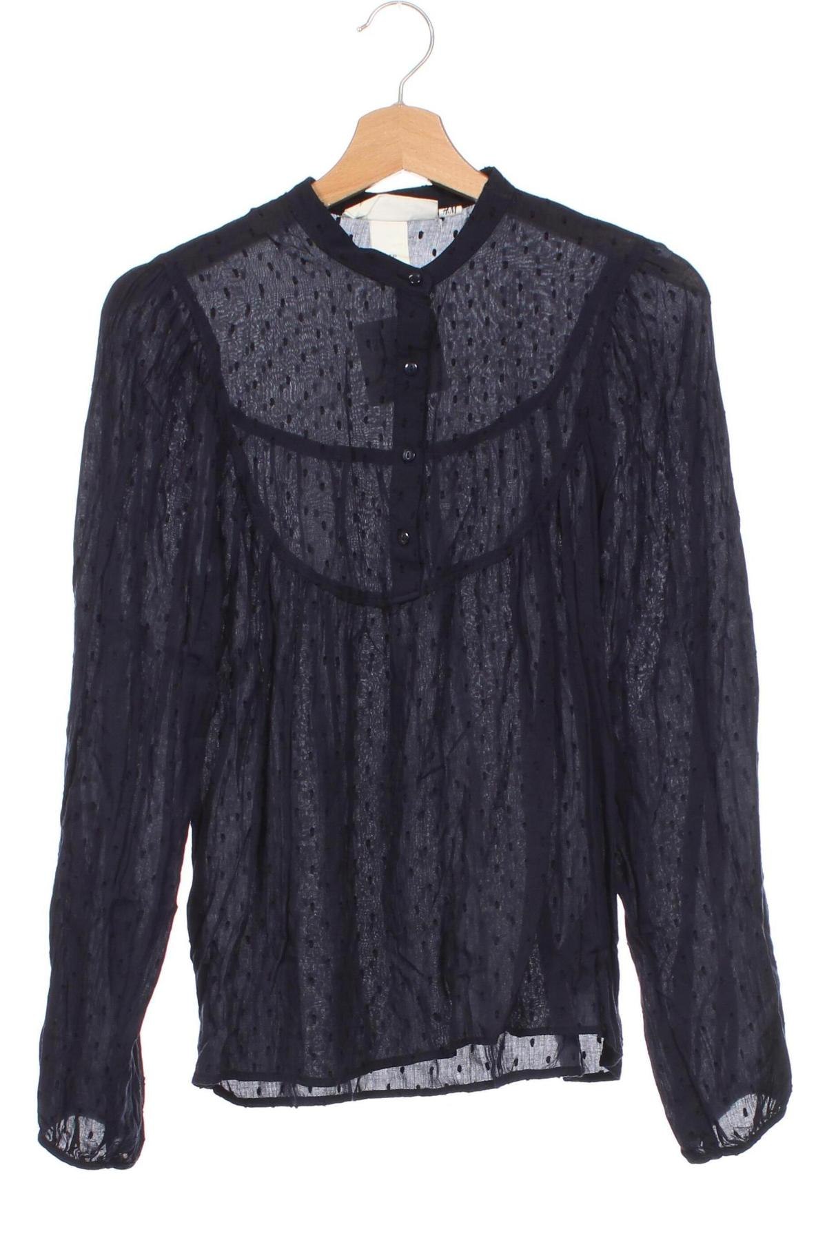 Damen Shirt H&M L.O.G.G., Größe XXS, Farbe Blau, Preis € 4,99