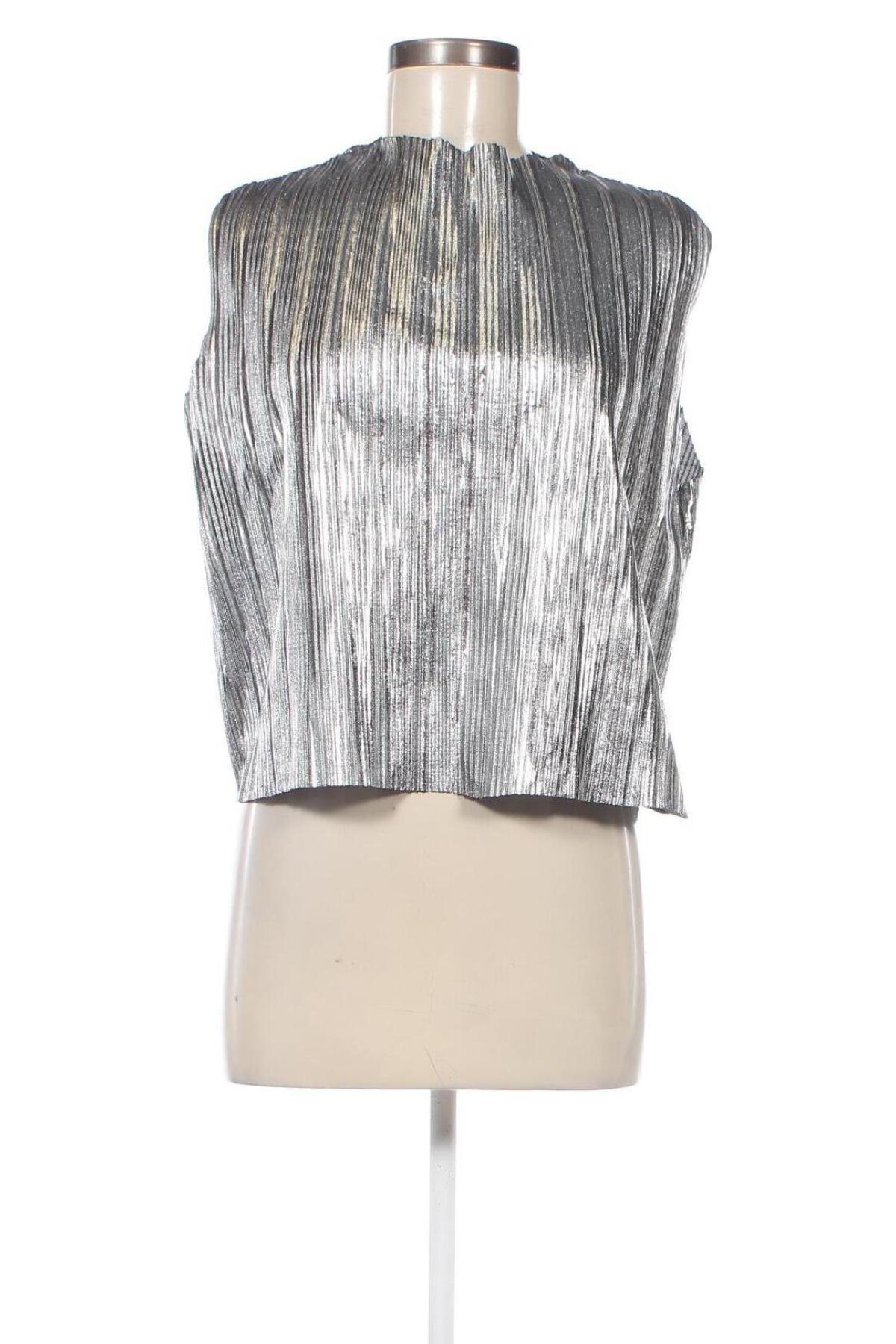 Damen Shirt Mango, Größe L, Farbe Silber, Preis € 6,99