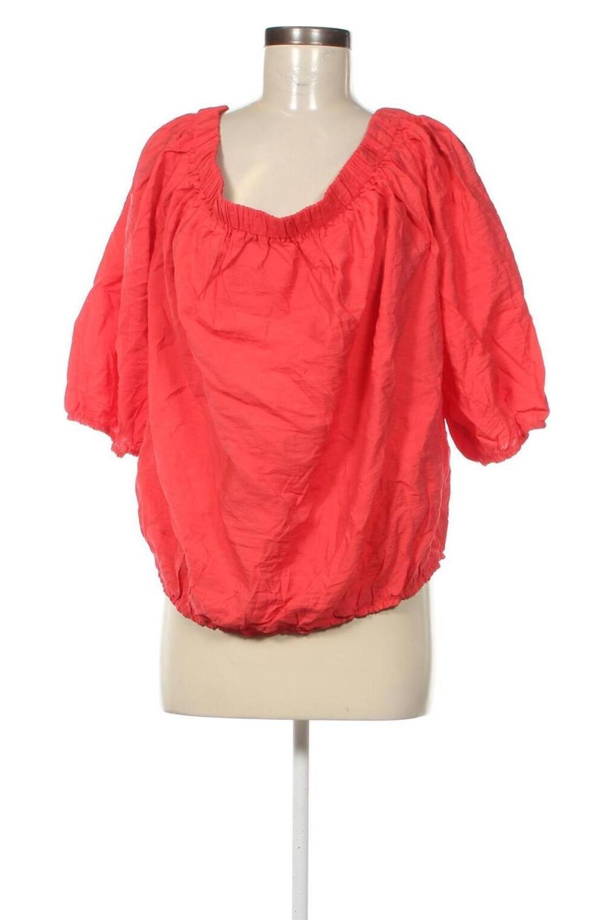 Damen Shirt Peacocks, Größe 3XL, Farbe Rot, Preis 17,79 €