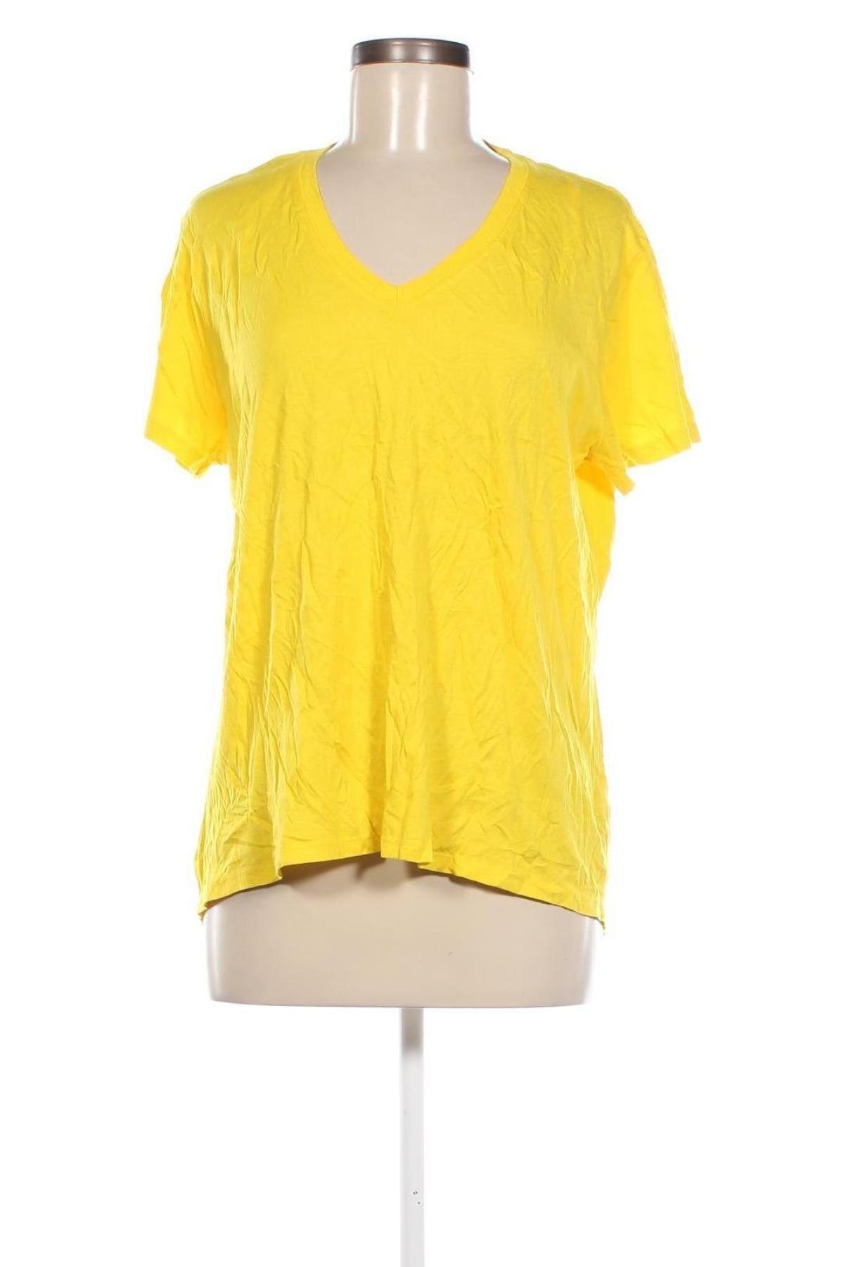 Damen Shirt Piazza Italia, Größe L, Farbe Gelb, Preis € 4,29