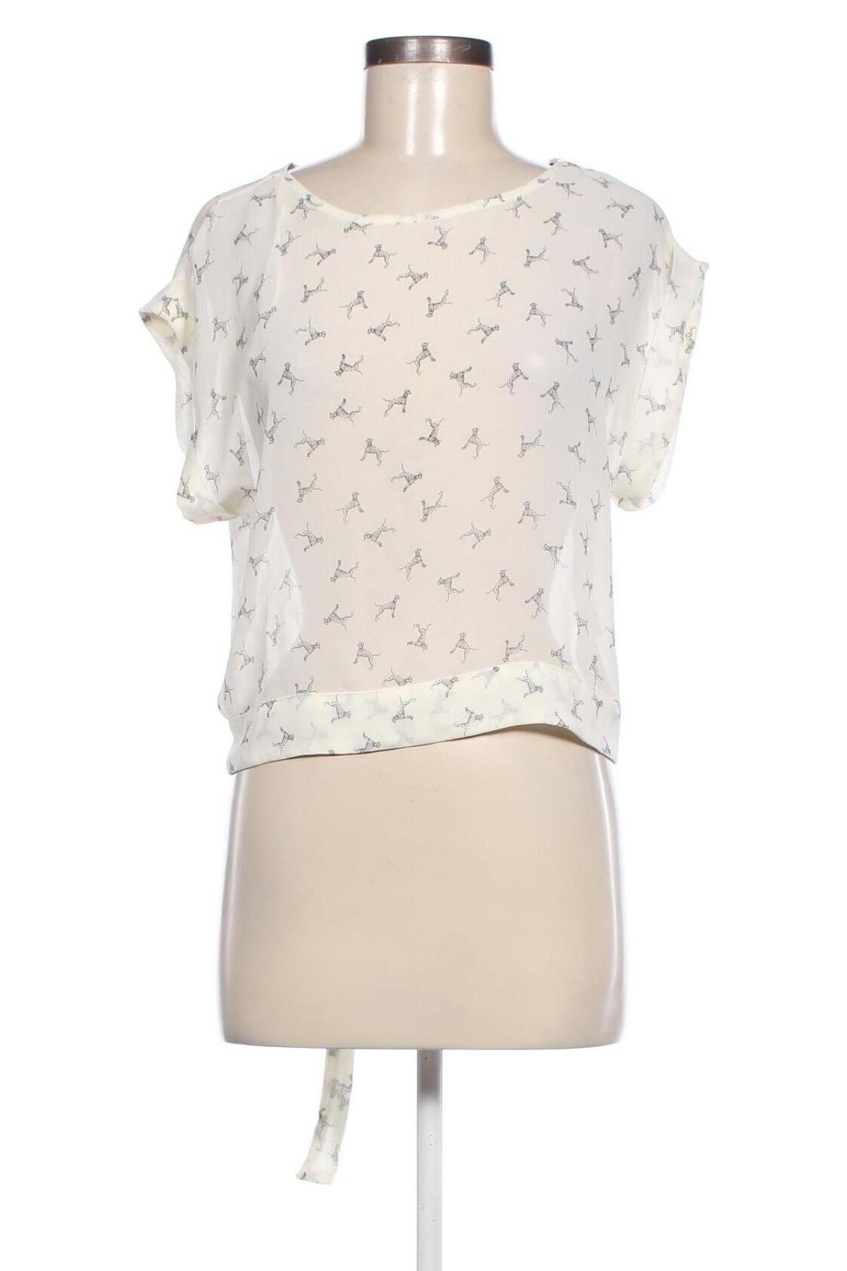 Damen Shirt River Island, Größe M, Farbe Ecru, Preis 10,99 €