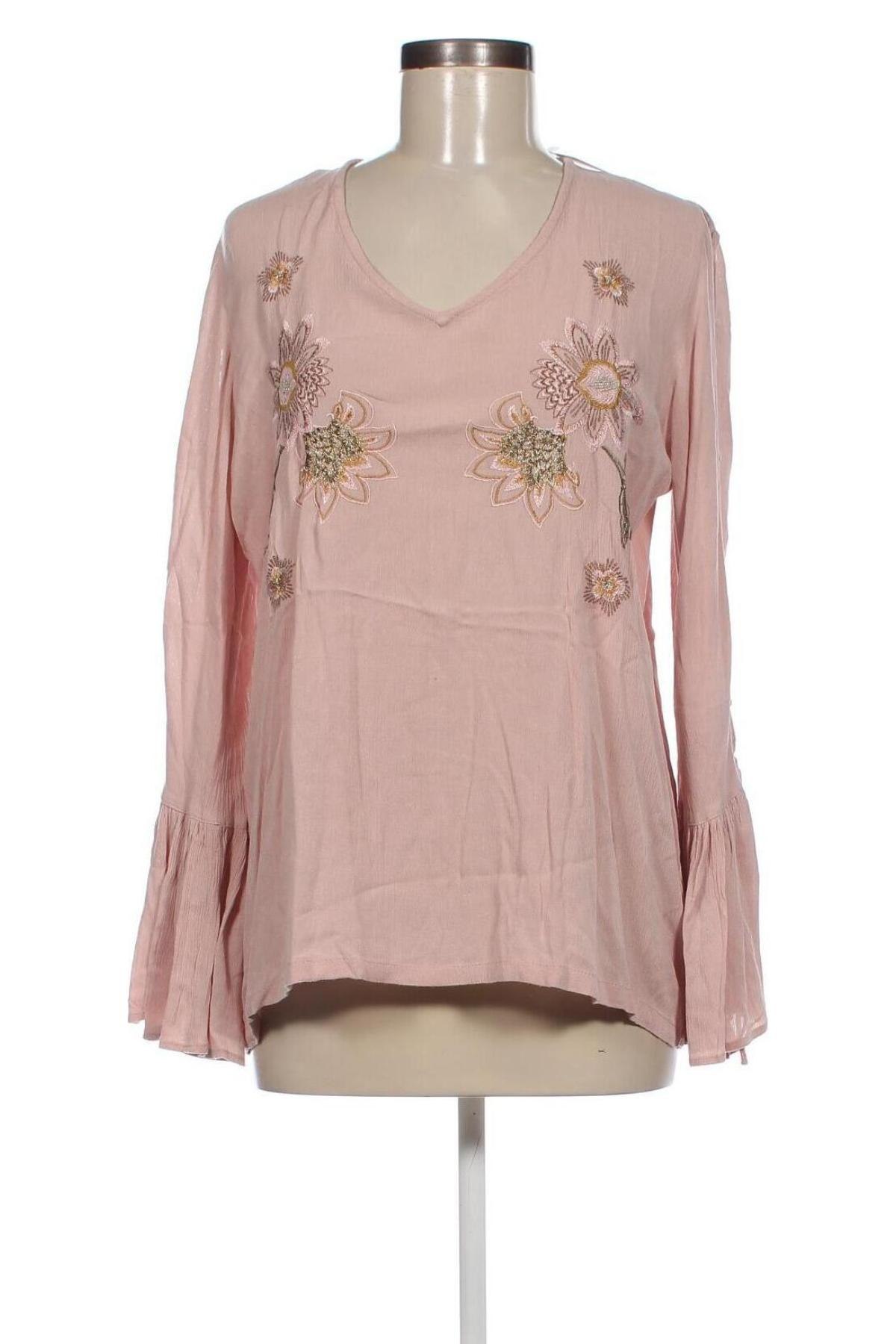 Damen Shirt River Island, Größe M, Farbe Aschrosa, Preis € 10,99