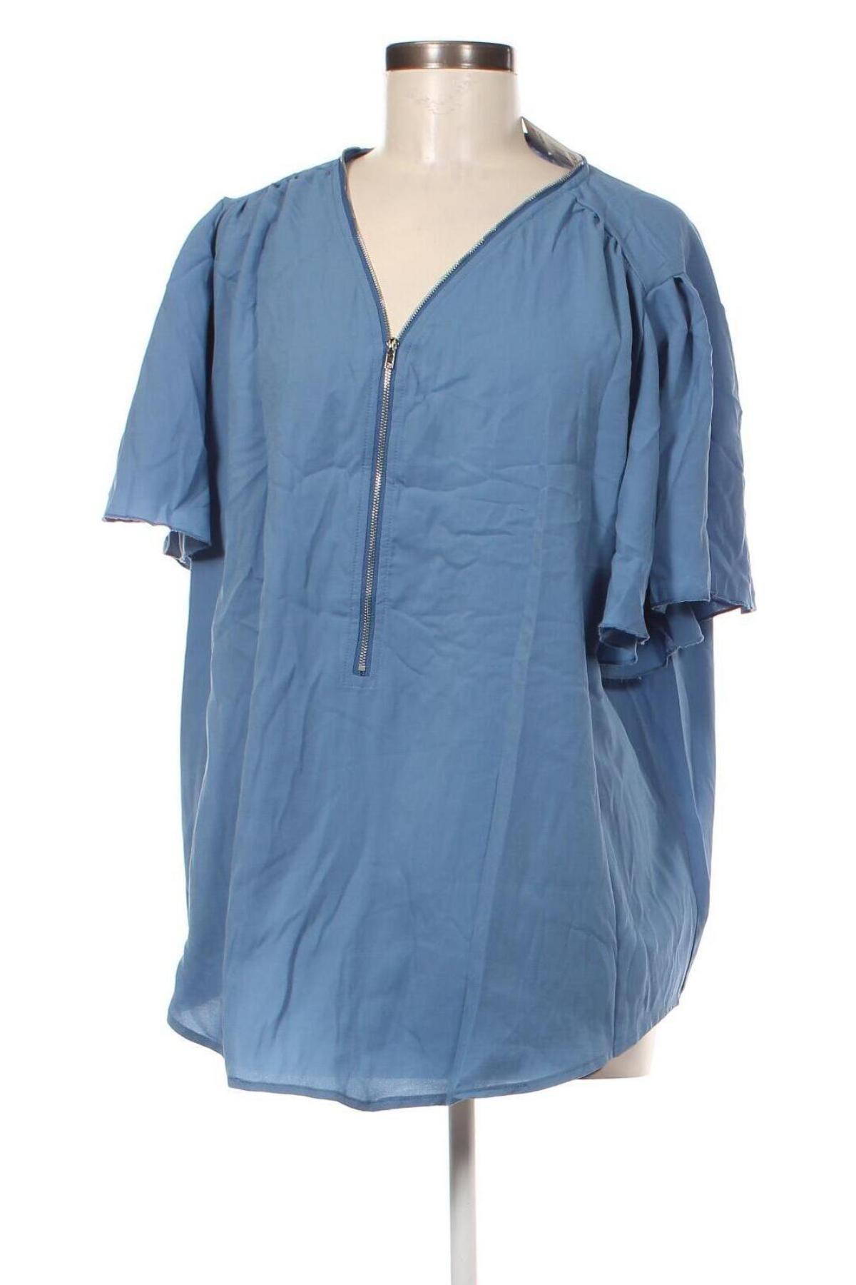 Damen Shirt SHEIN, Größe 4XL, Farbe Blau, Preis € 13,49