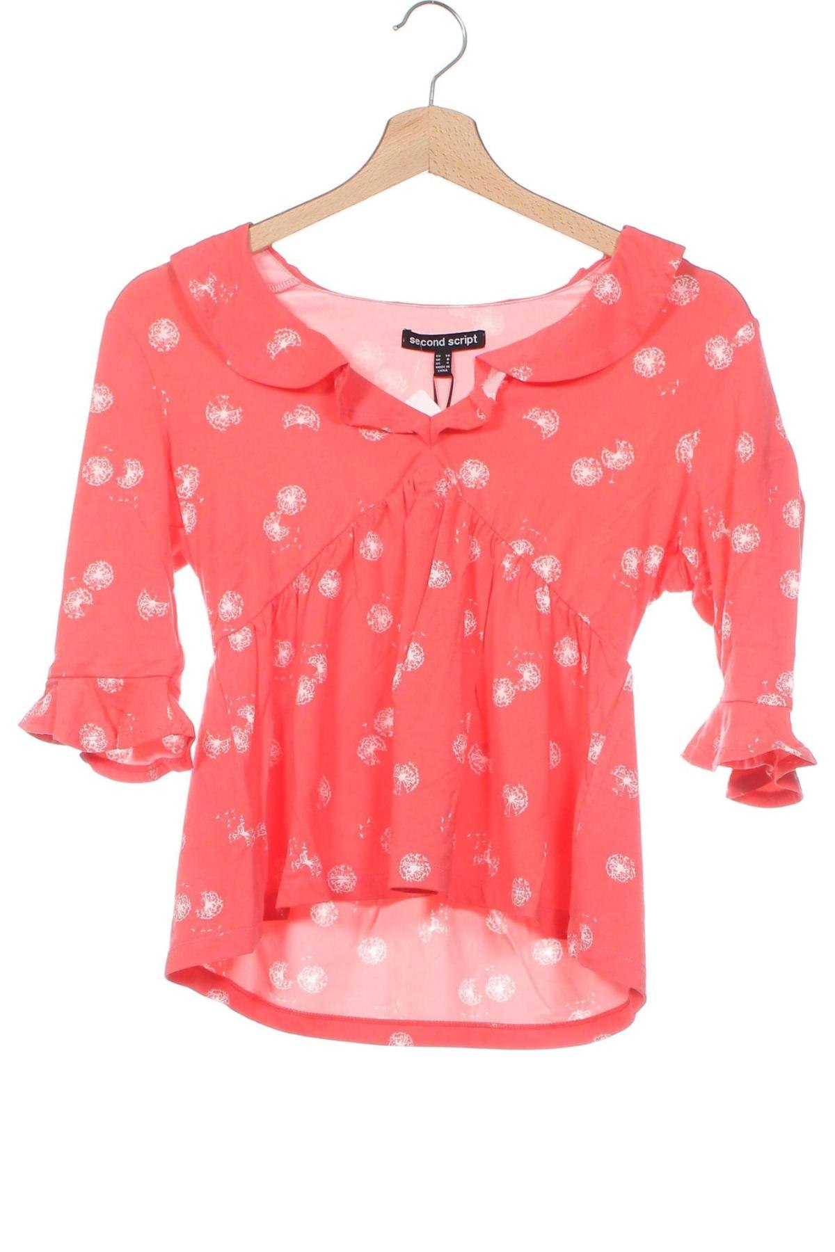 Damen Shirt Second Script, Größe S, Farbe Rosa, Preis 7,49 €