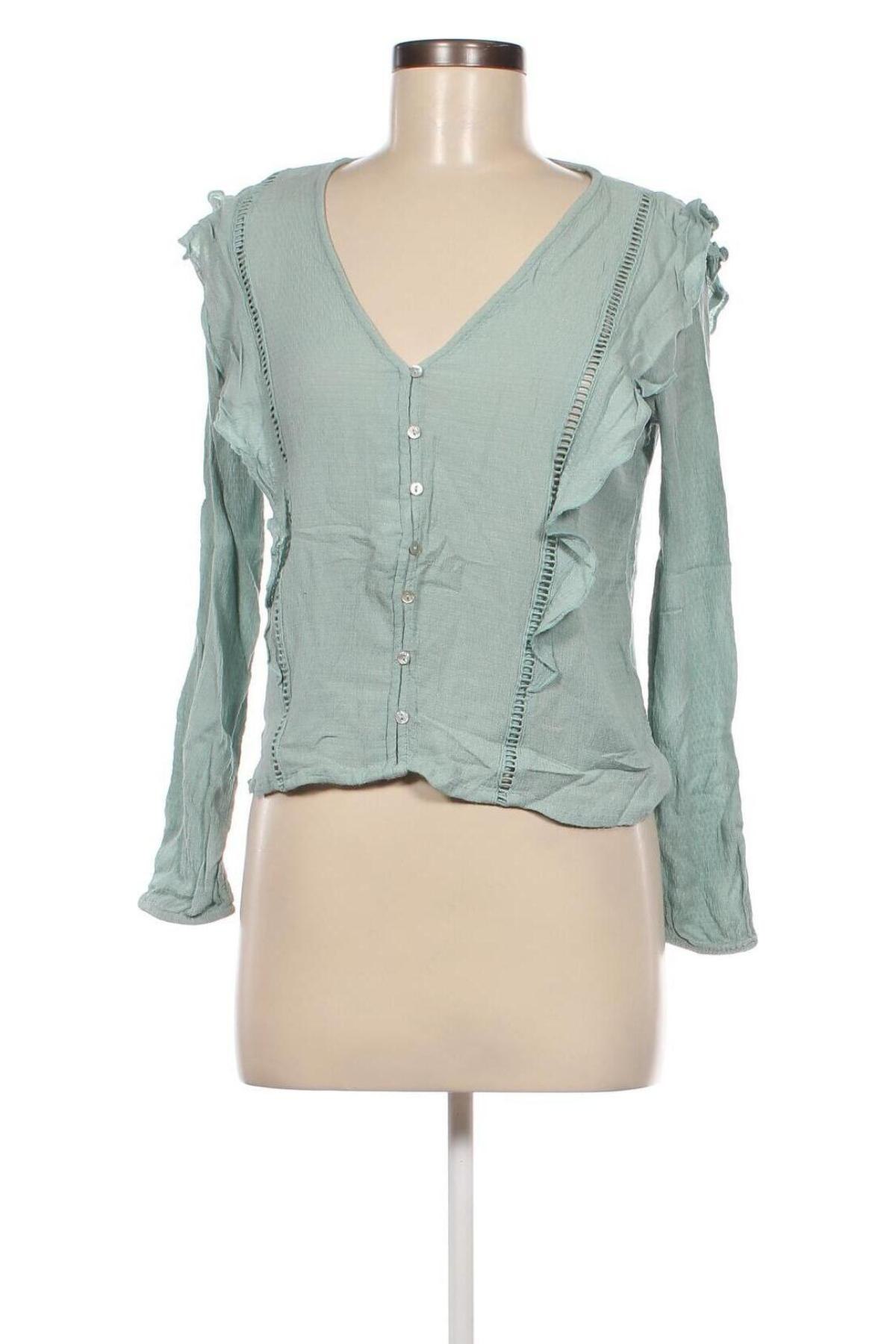 Damen Shirt Stradivarius, Größe M, Farbe Grün, Preis € 4,99