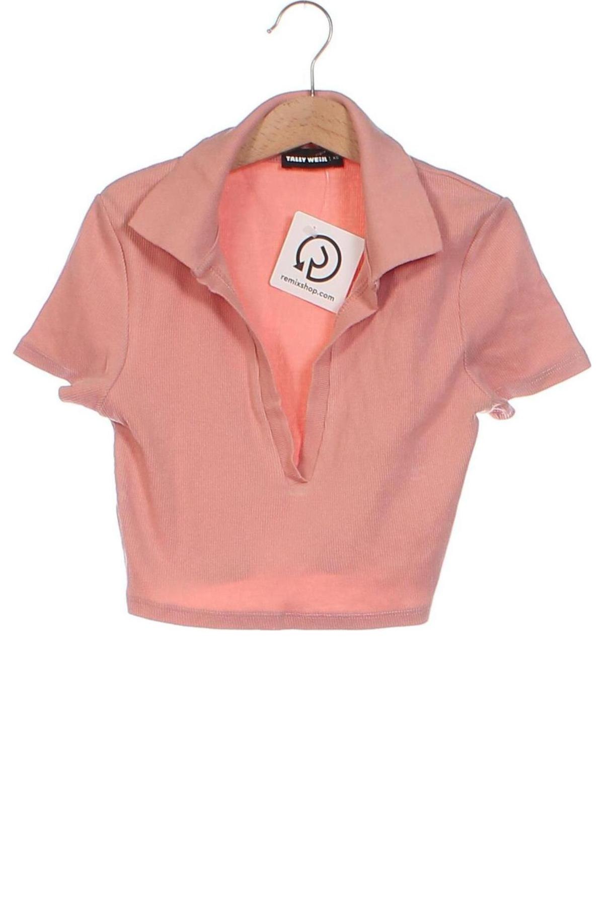 Damen Shirt Tally Weijl, Größe XS, Farbe Rosa, Preis 3,99 €