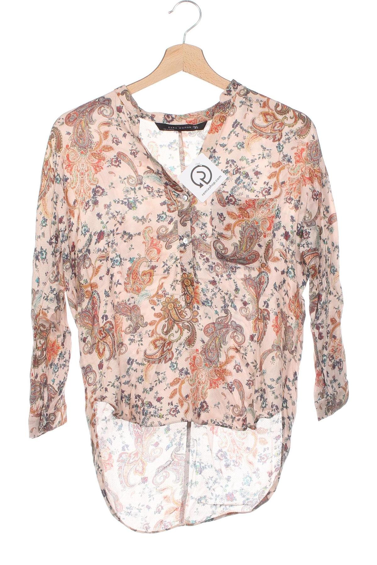 Damen Shirt Zara, Größe XS, Farbe Mehrfarbig, Preis € 6,99