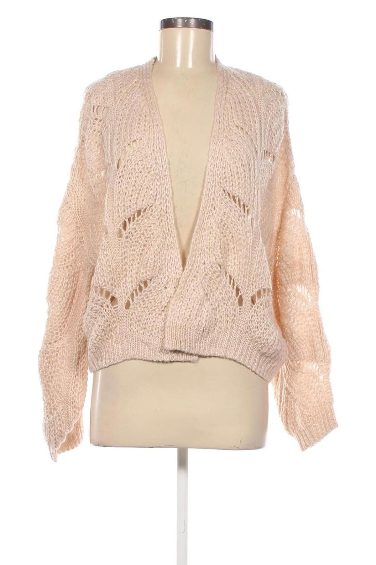 Damen Strickjacke, Größe M, Farbe Beige, Preis € 8,49