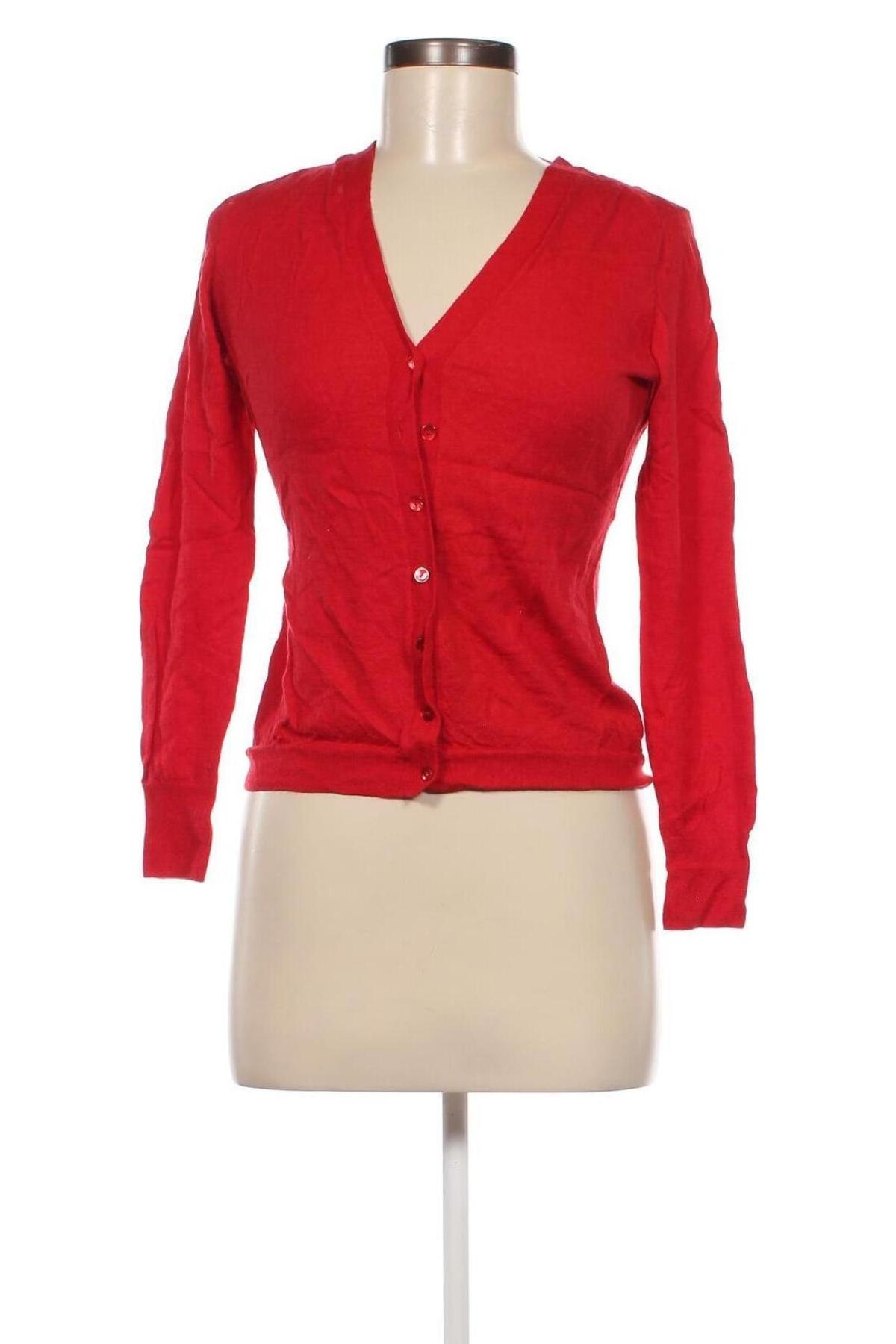 Damen Strickjacke Basque, Größe S, Farbe Rot, Preis 4,99 €