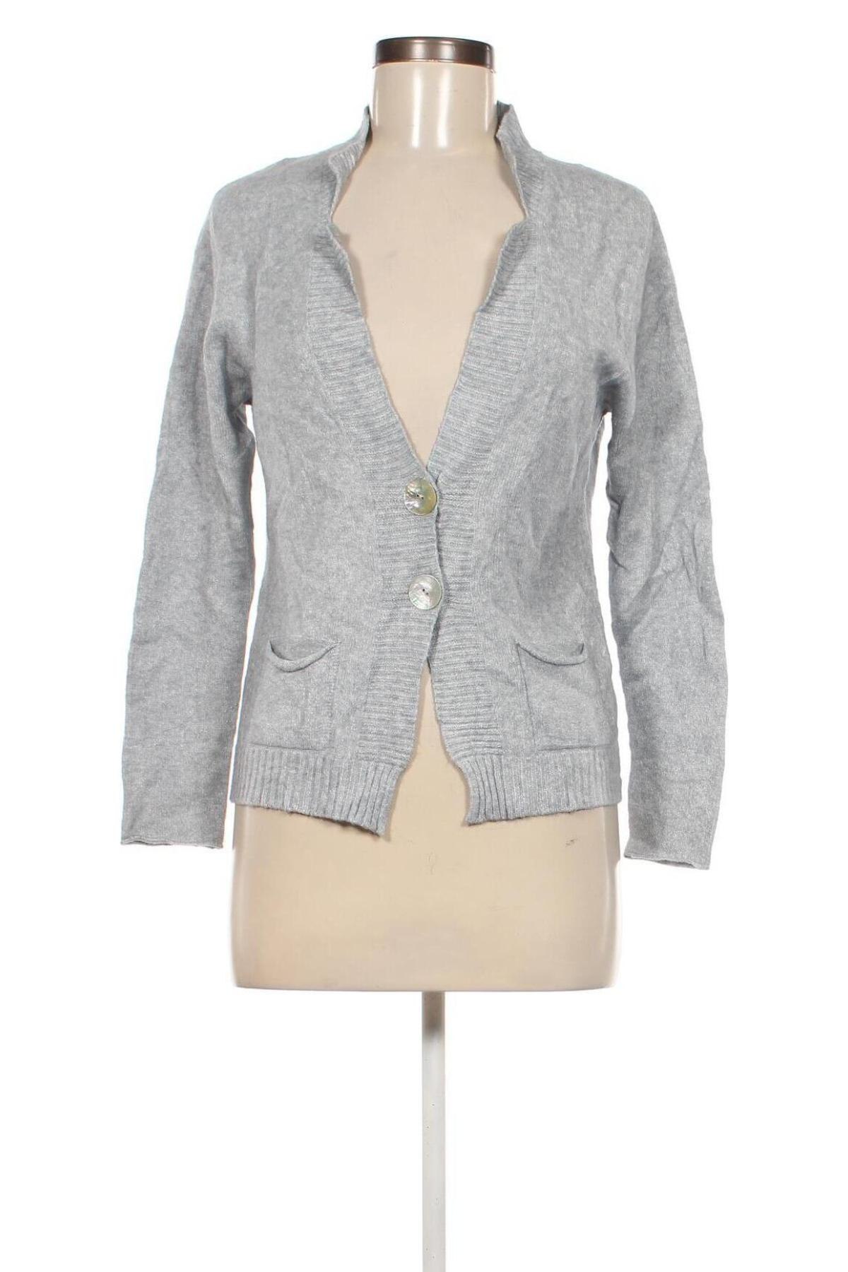 Damen Strickjacke Blue Joint, Größe M, Farbe Grau, Preis 8,49 €