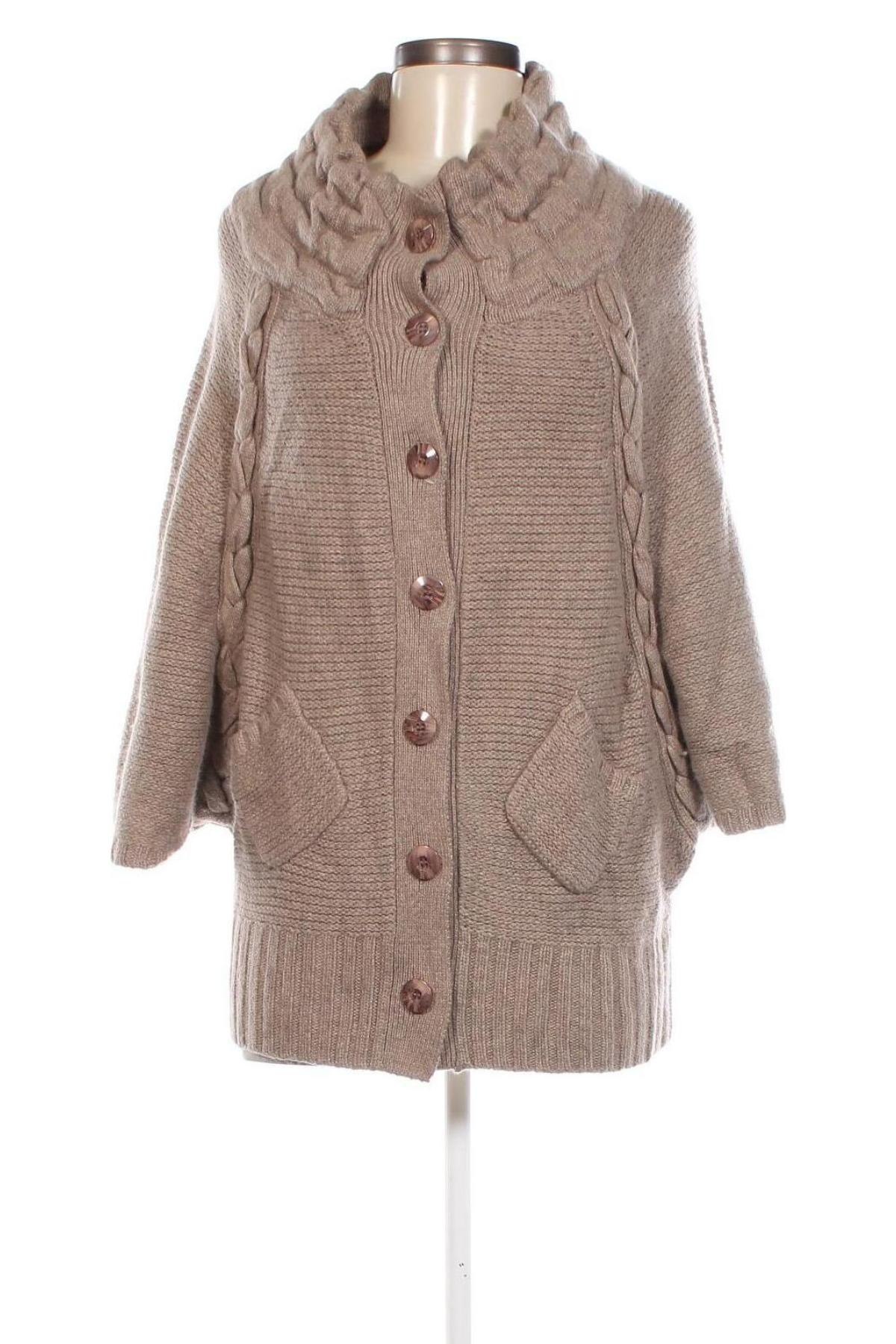 Damen Strickjacke Cecilia Benetti, Größe L, Farbe Braun, Preis € 8,49