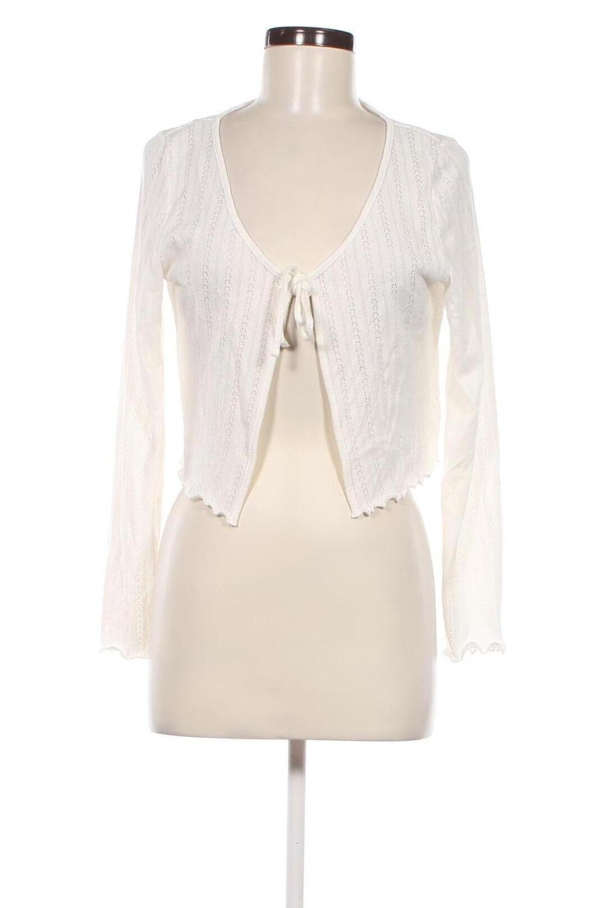 Cardigan de damă H&M Divided, Mărime L, Culoare Alb, Preț 18,99 Lei