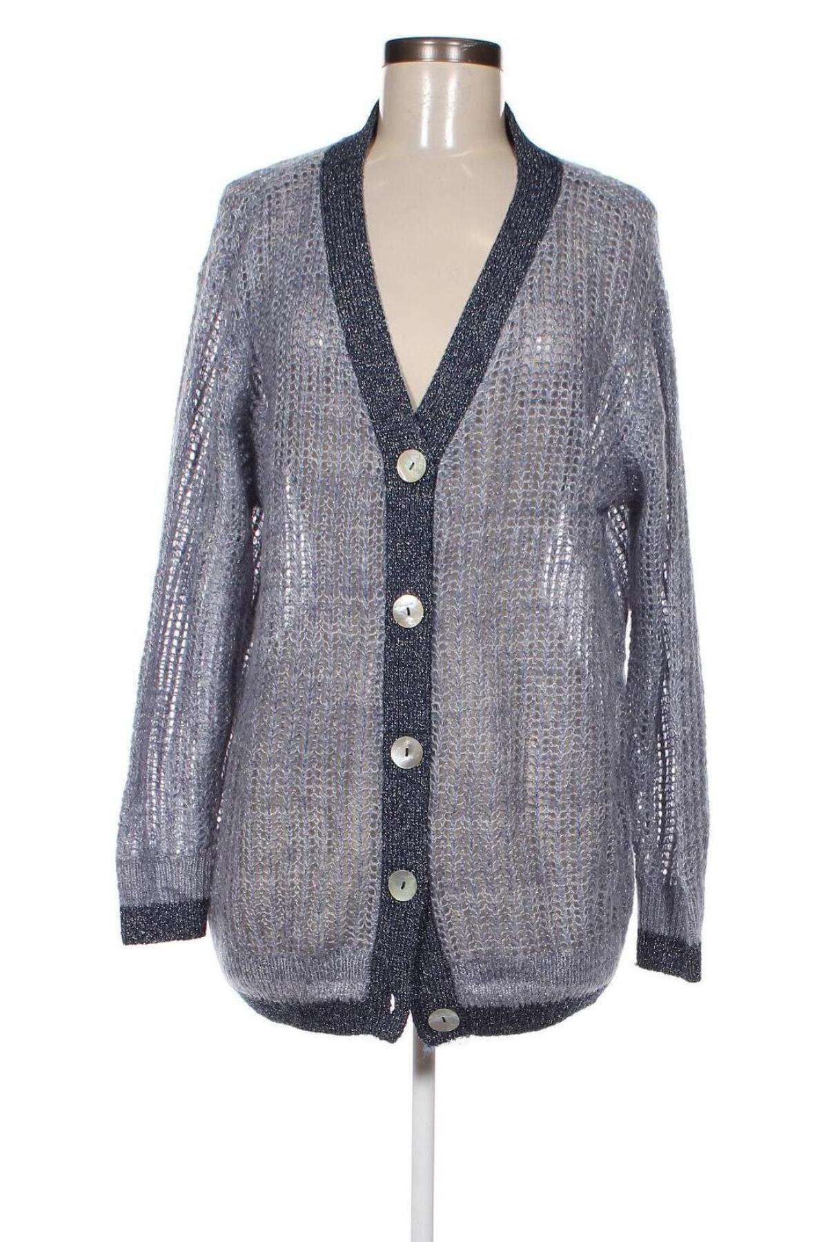 Cardigan de damă Jbc, Mărime L, Culoare Albastru, Preț 38,99 Lei