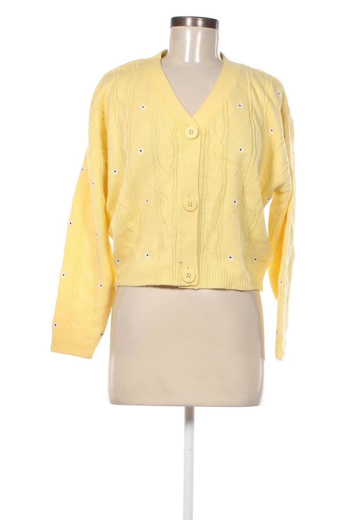 Cardigan de damă Jennyfer, Mărime M, Culoare Galben, Preț 38,99 Lei