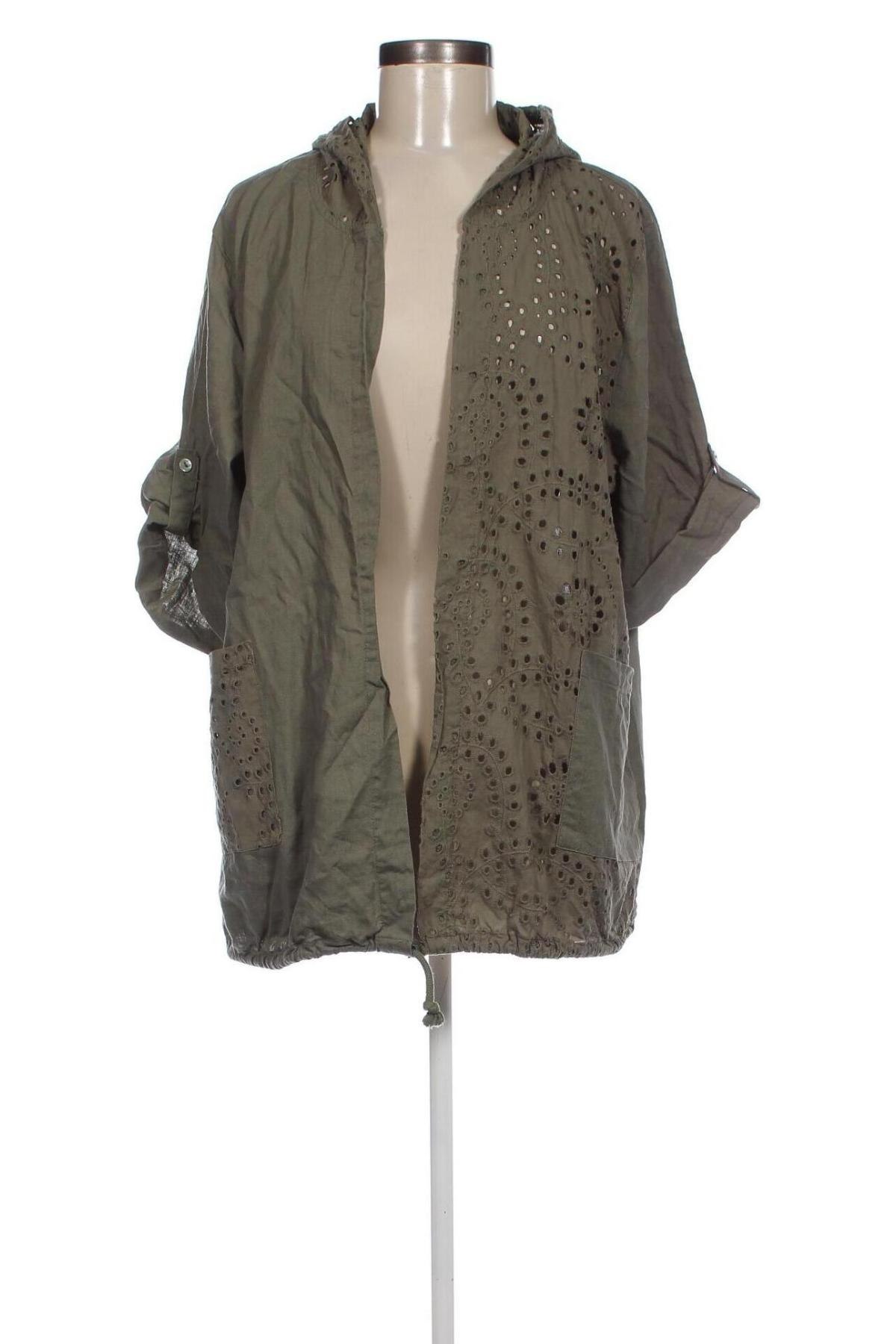 Cardigan de damă Laura Torelli, Mărime L, Culoare Verde, Preț 44,99 Lei