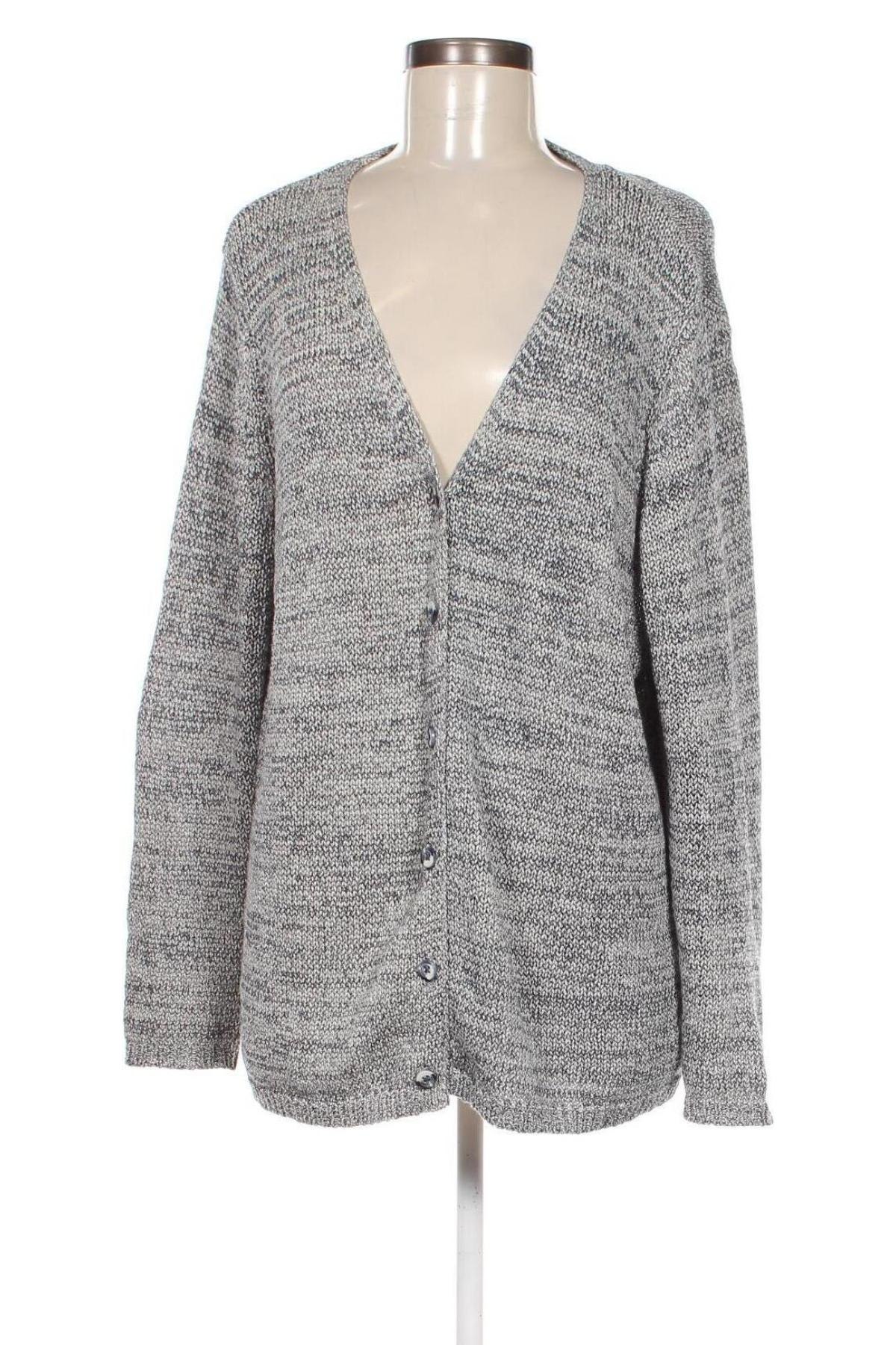 Damen Strickjacke Laura Torelli, Größe XL, Farbe Grau, Preis 9,49 €