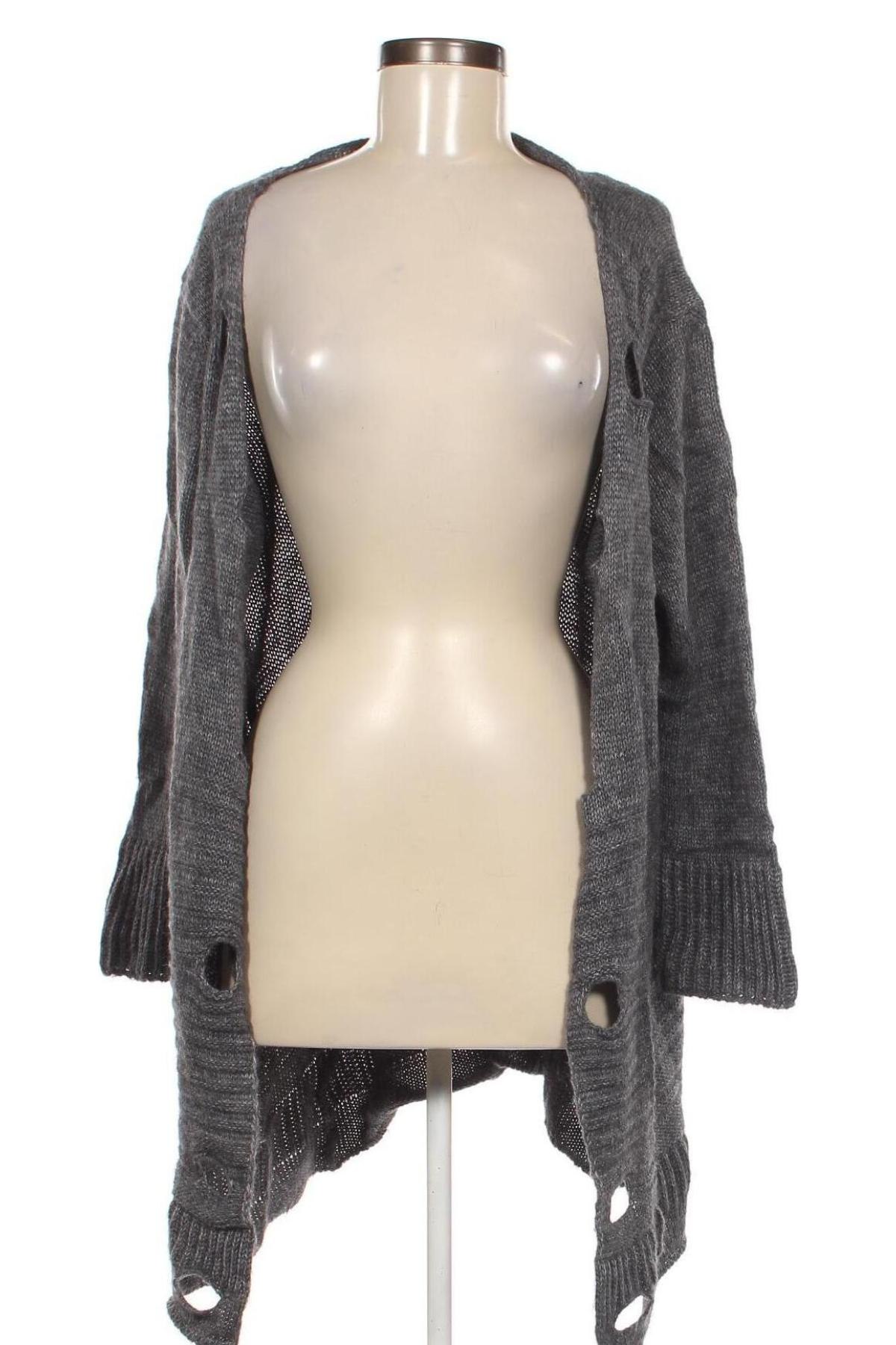 Damen Strickjacke Linea Cinque, Größe XL, Farbe Grau, Preis € 23,99