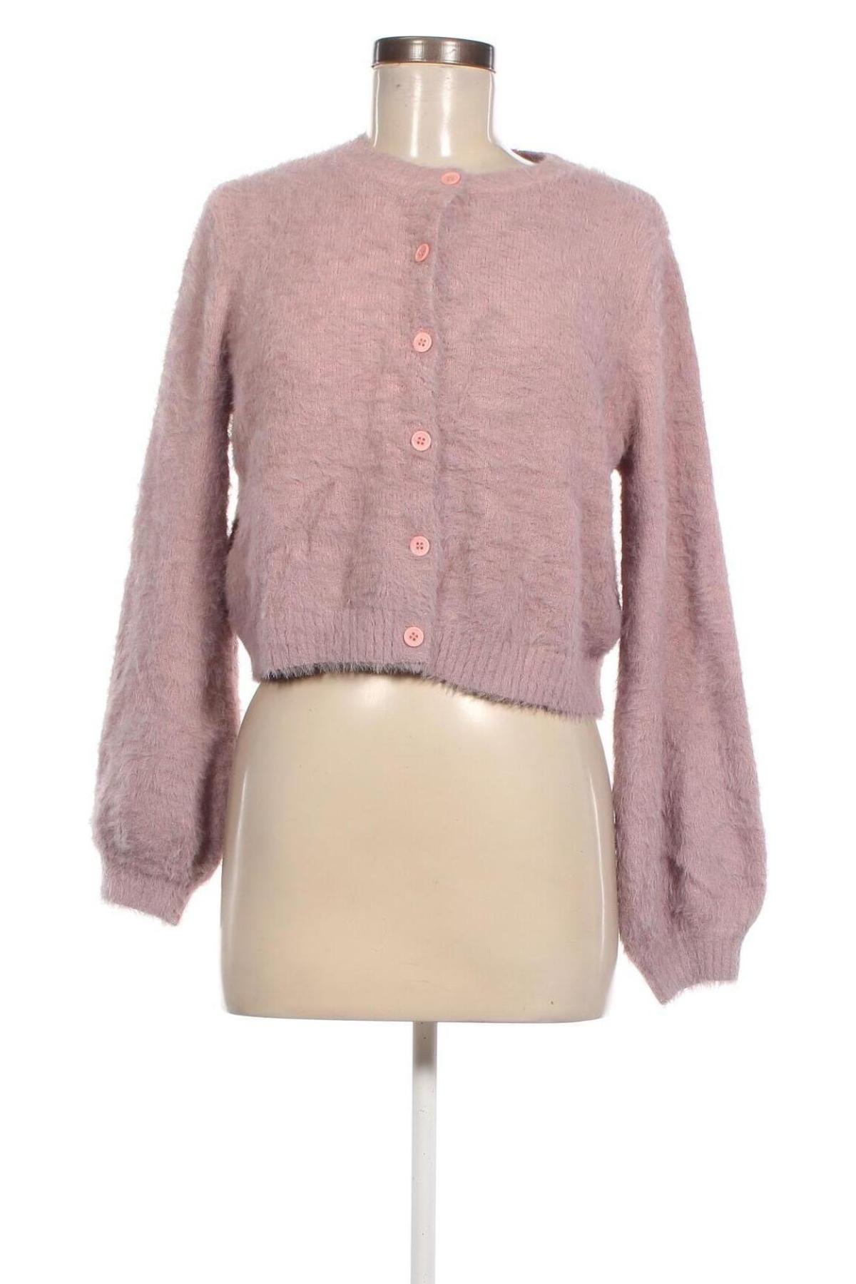 Damen Strickjacke New Look, Größe M, Farbe Rosa, Preis € 9,49