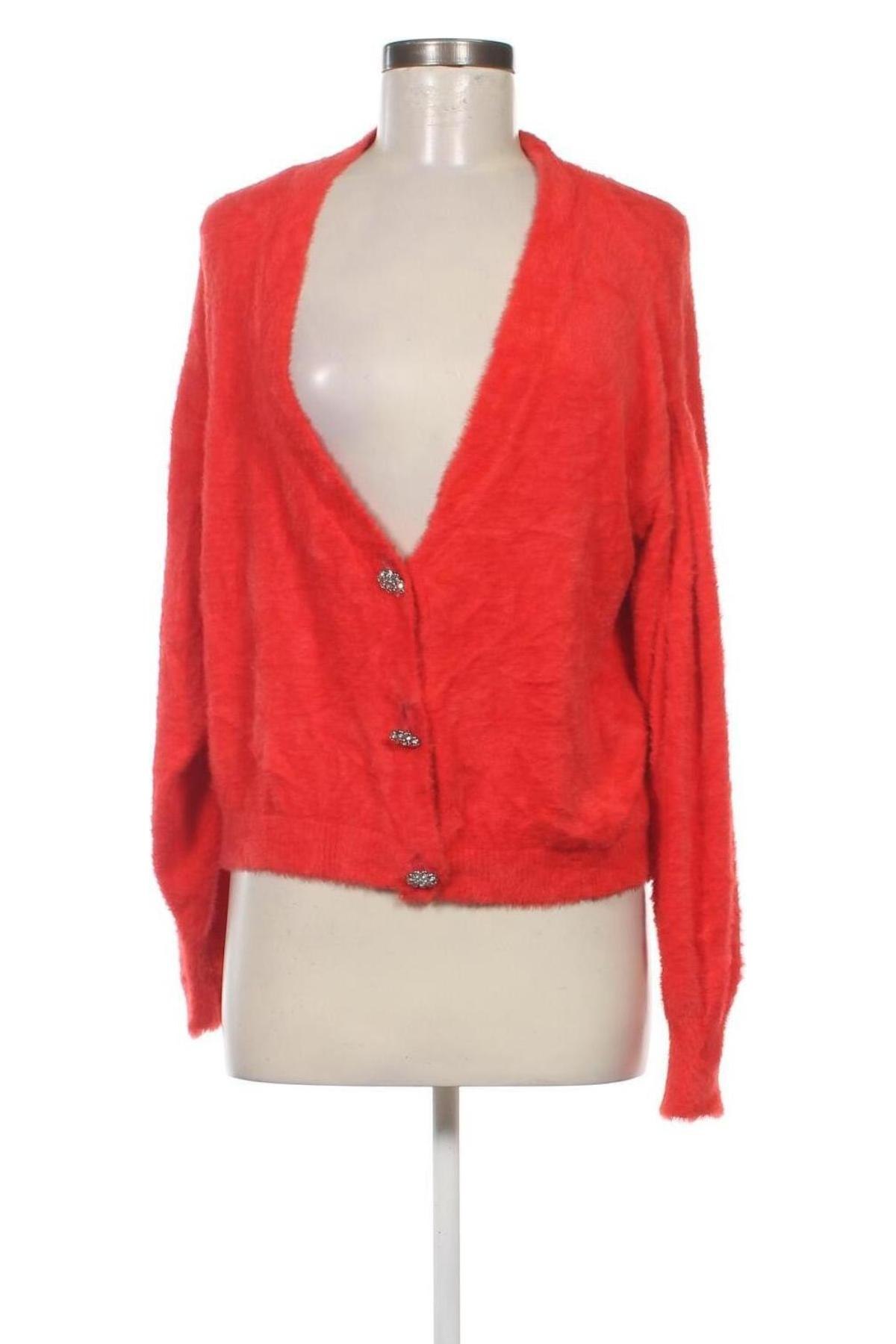 Damen Strickjacke Pimkie, Größe S, Farbe Rot, Preis 8,49 €