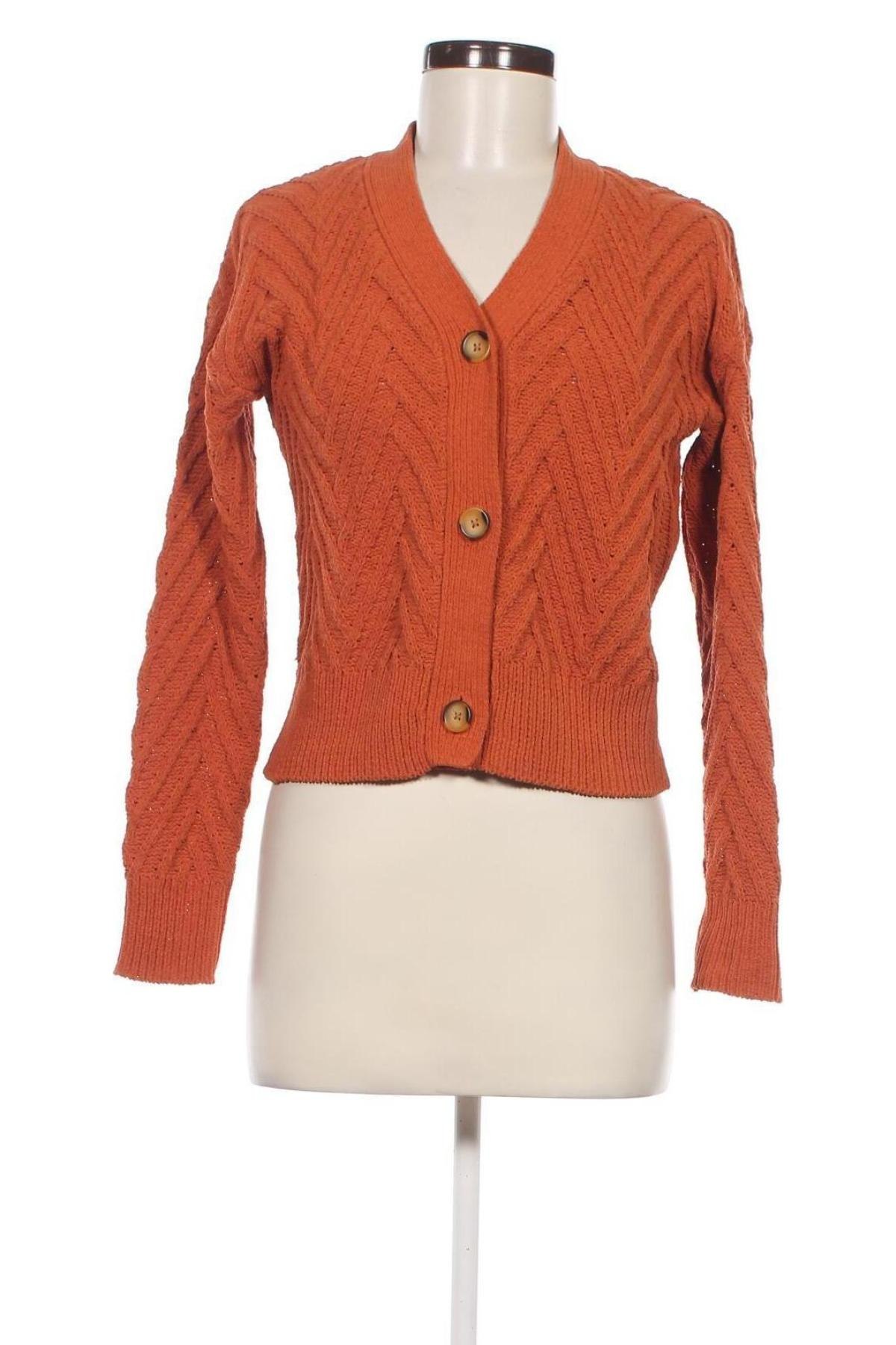 Cardigan de damă Poof, Mărime M, Culoare Maro, Preț 54,99 Lei