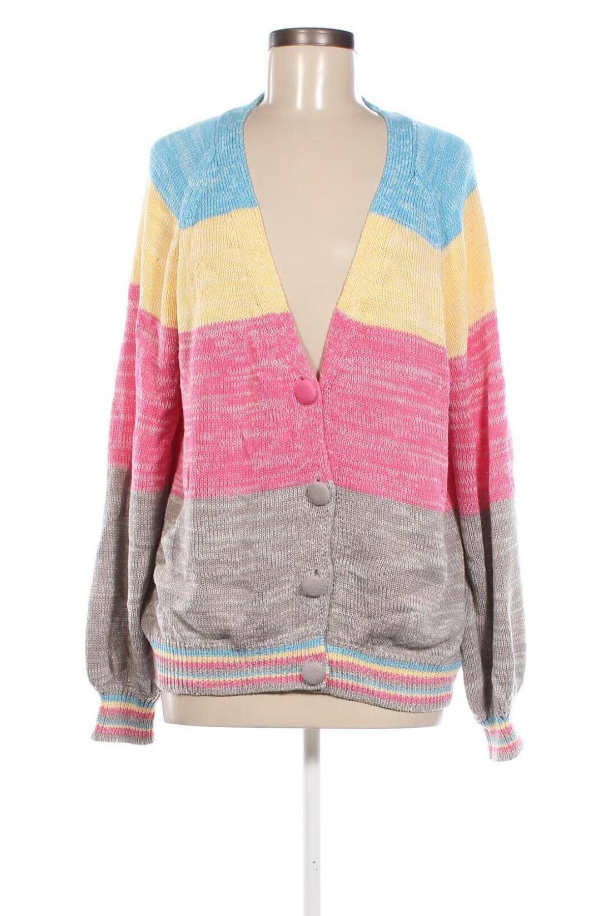 Damen Strickjacke Rainbow, Größe XL, Farbe Mehrfarbig, Preis € 5,99