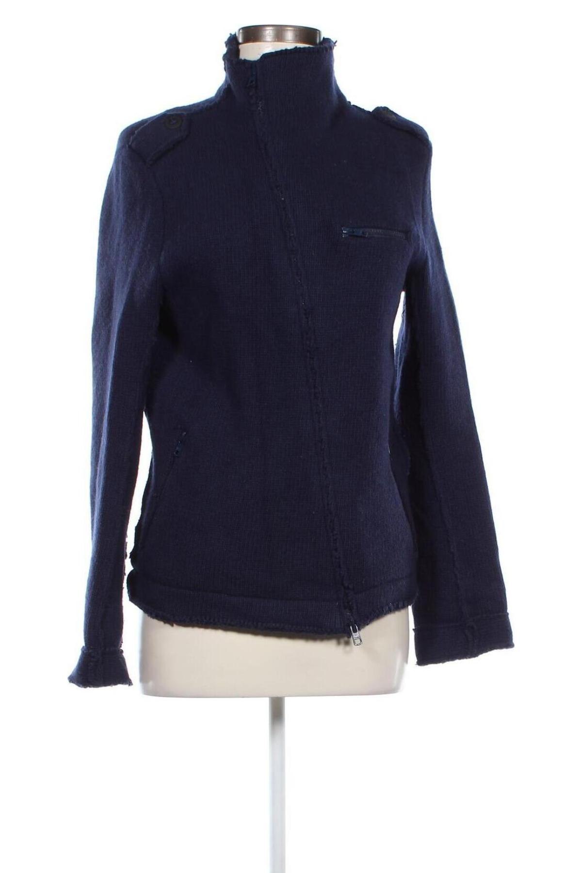 Cardigan de damă Sisley, Mărime M, Culoare Albastru, Preț 61,99 Lei