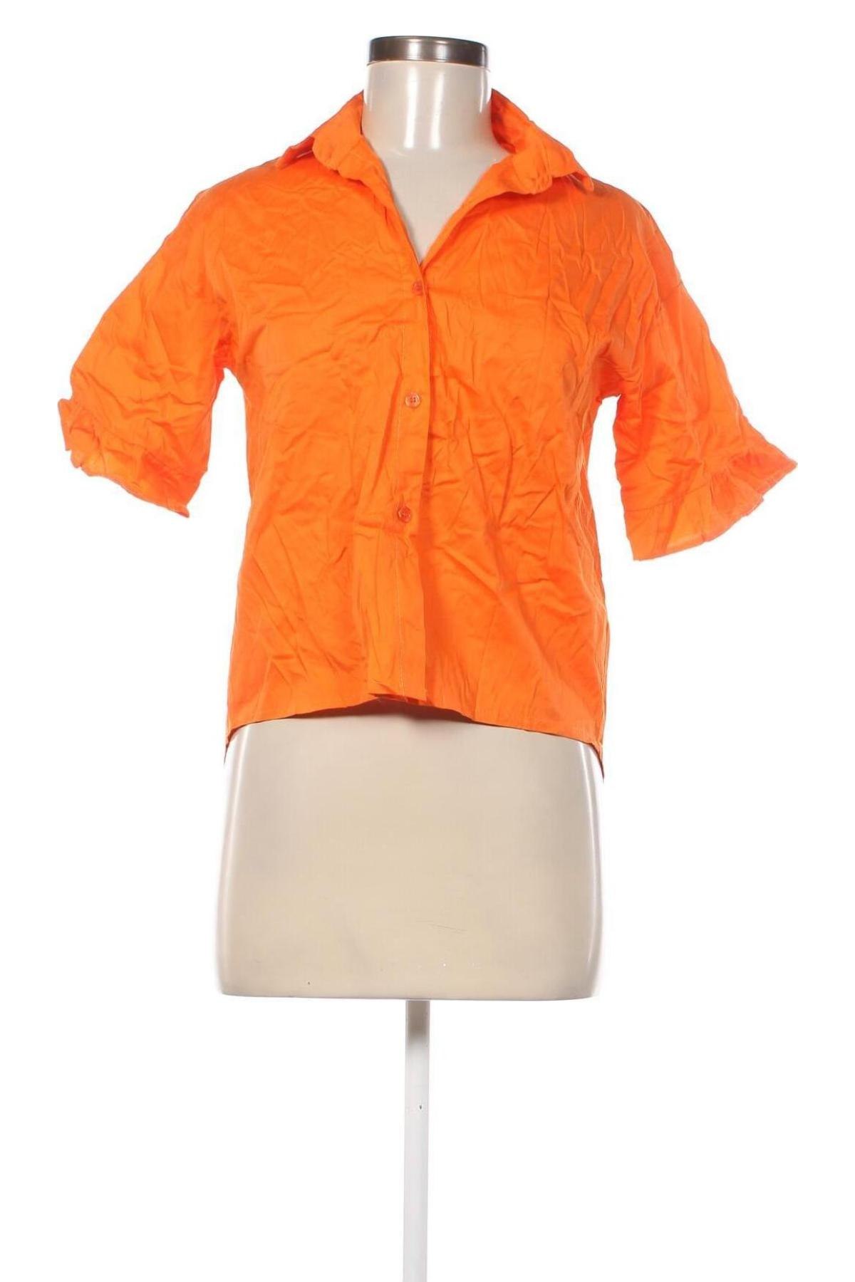 Damenbluse, Größe M, Farbe Orange, Preis € 6,49