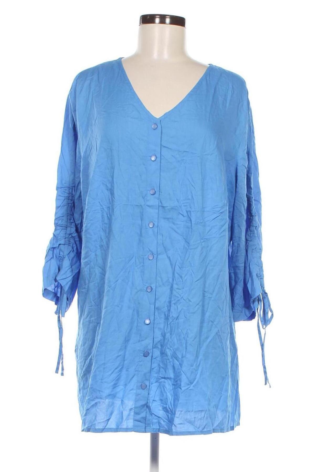 Damenbluse Sheego, Größe XXL, Farbe Blau, Preis € 12,49