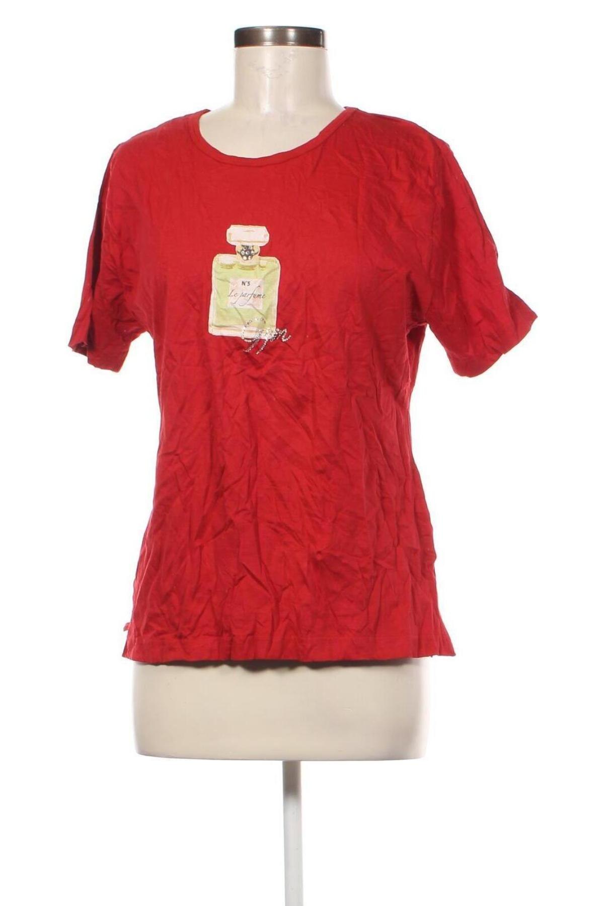 Damen T-Shirt, Größe L, Farbe Rot, Preis € 8,49