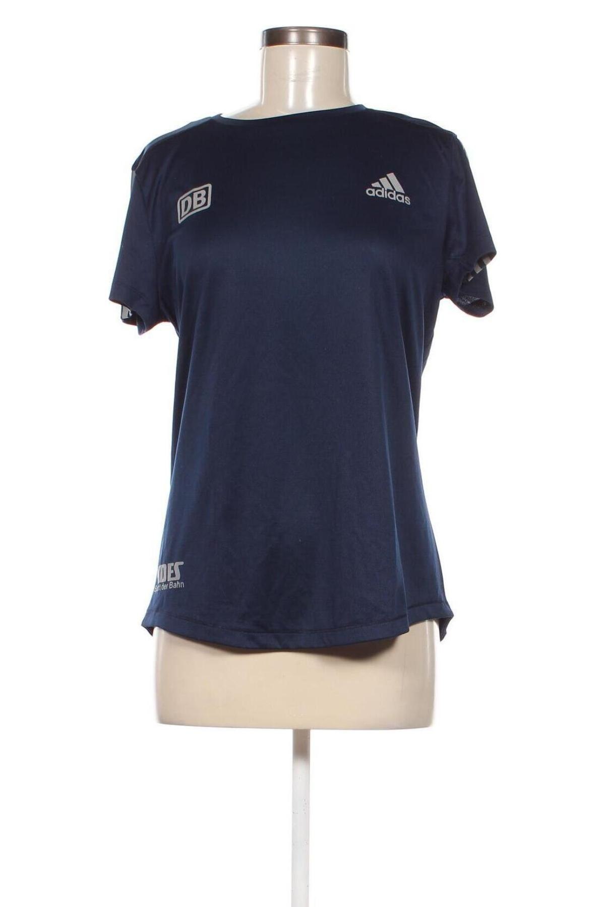 Damen T-Shirt Adidas, Größe L, Farbe Blau, Preis € 13,49