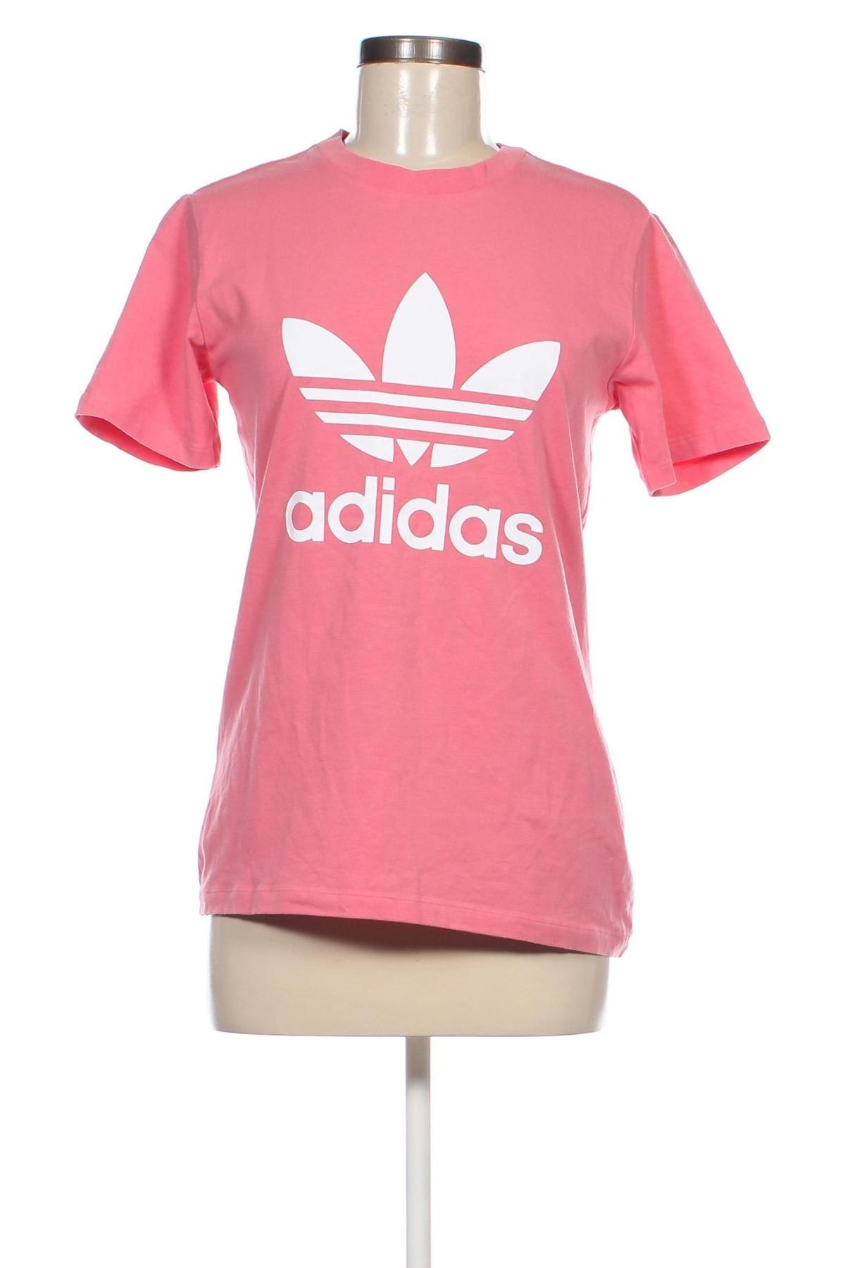 Γυναικείο t-shirt Adidas Originals, Μέγεθος M, Χρώμα Ρόζ , Τιμή 18,99 €