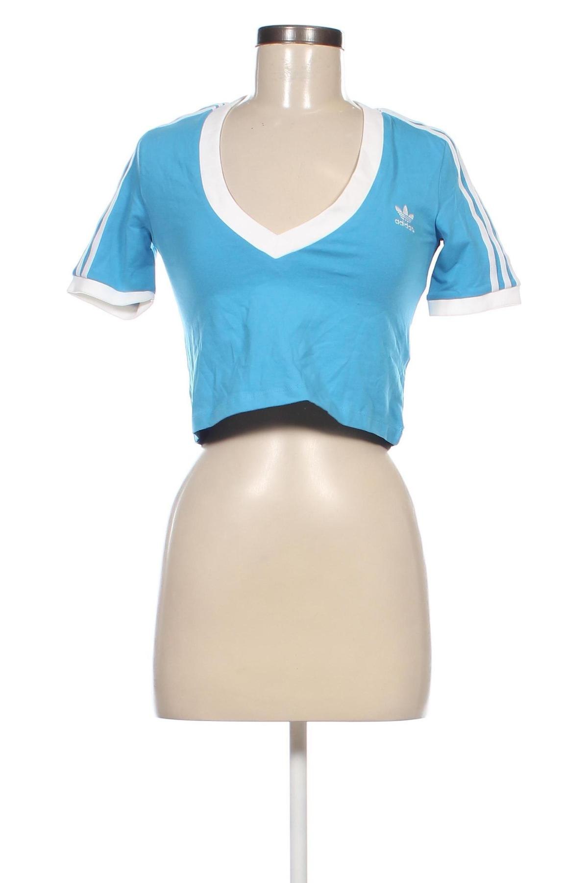 Damen T-Shirt Adidas Originals, Größe XS, Farbe Blau, Preis € 9,99