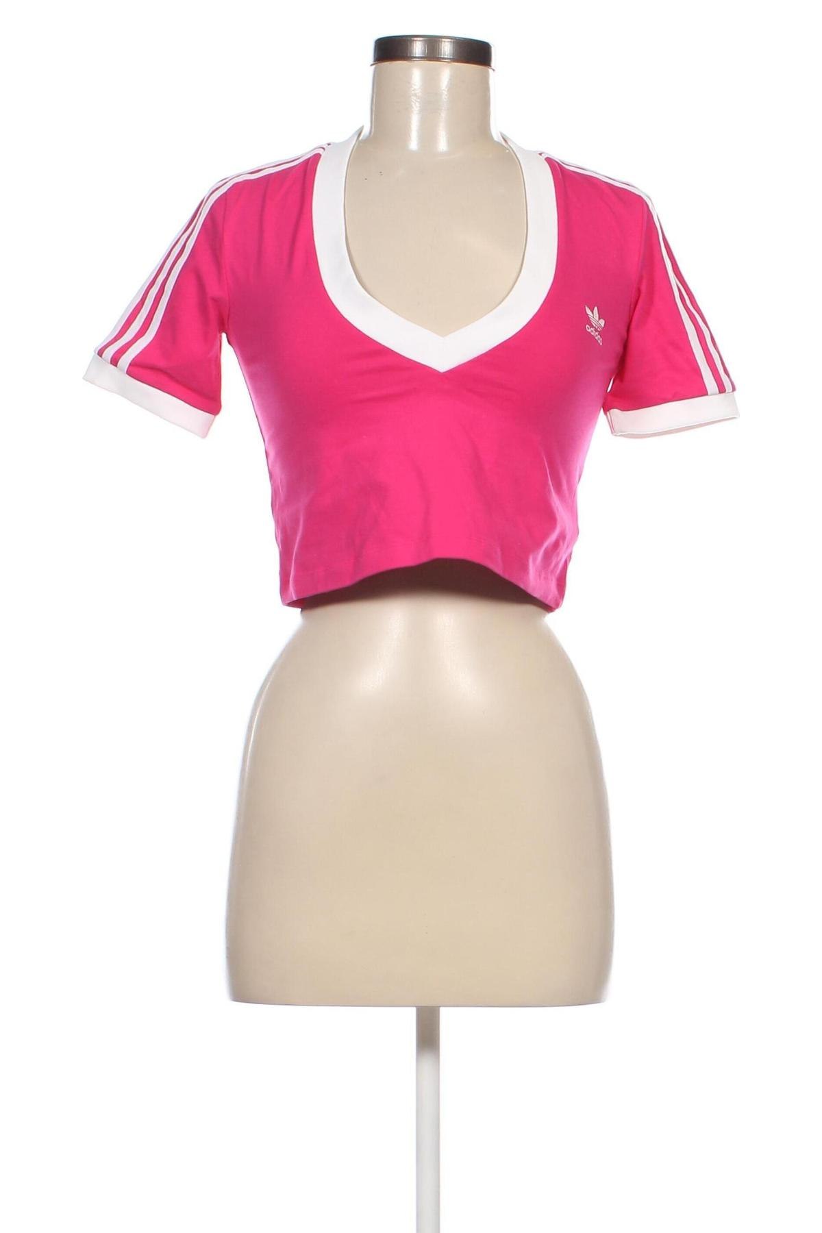 Damen T-Shirt Adidas Originals, Größe XXS, Farbe Rosa, Preis 9,99 €