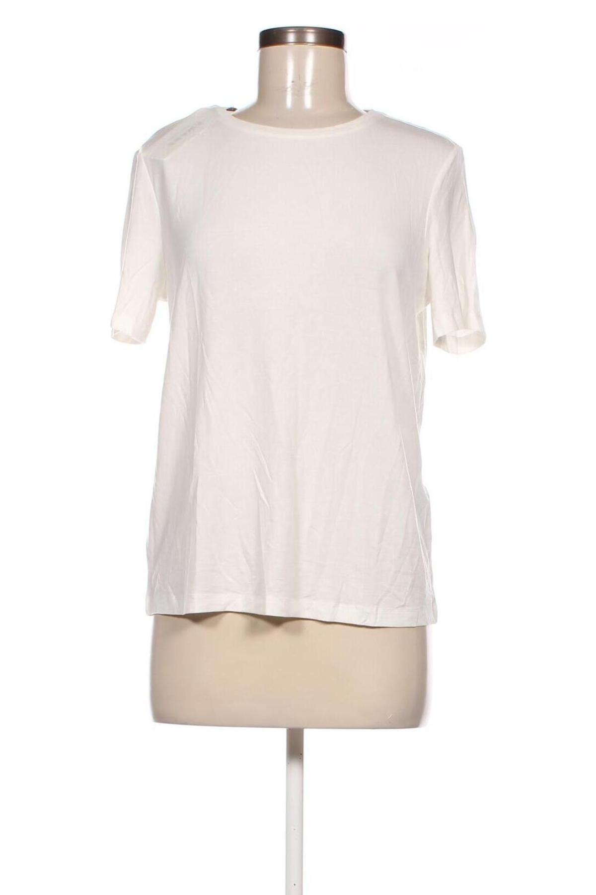 Damski T-shirt Aware by Vero Moda, Rozmiar S, Kolor ecru, Cena 28,99 zł