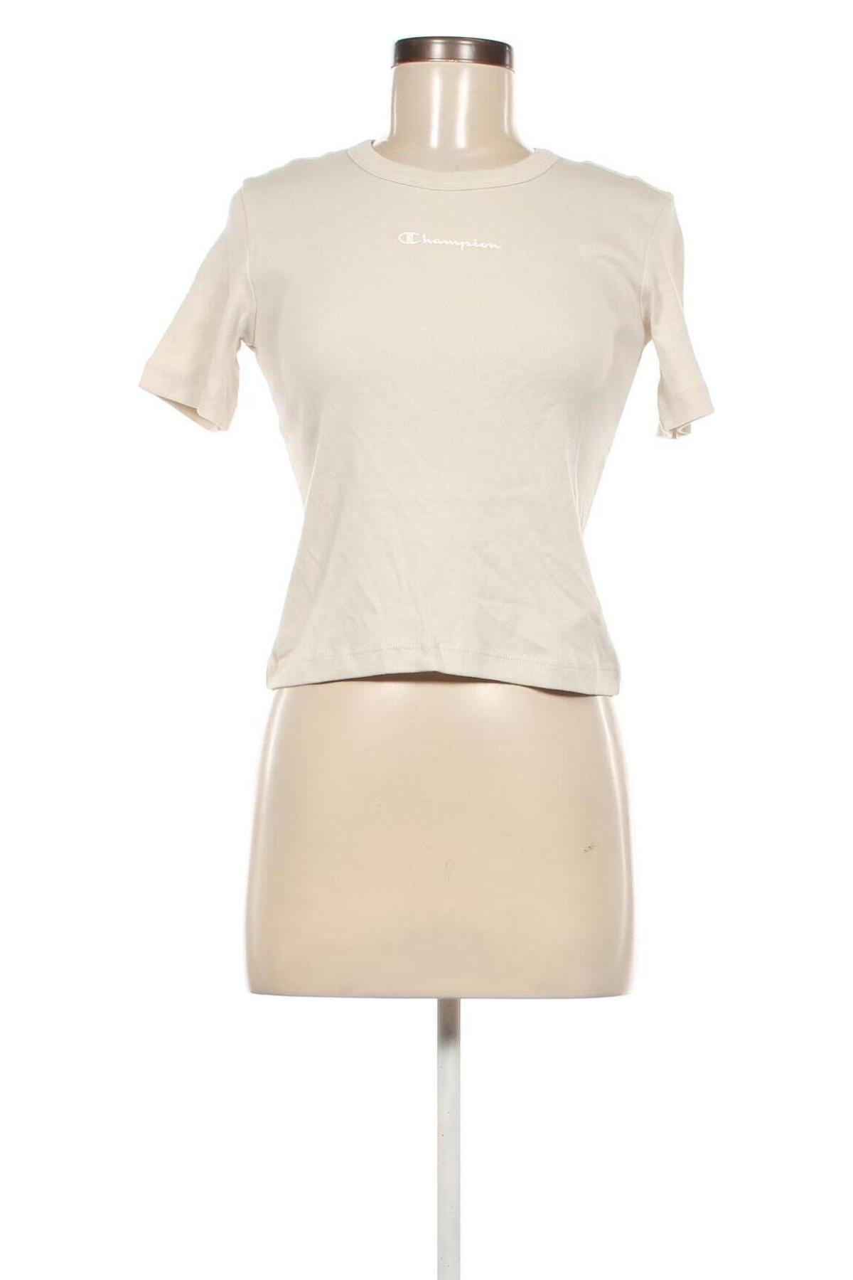 Damen T-Shirt Champion, Größe L, Farbe Beige, Preis € 18,79