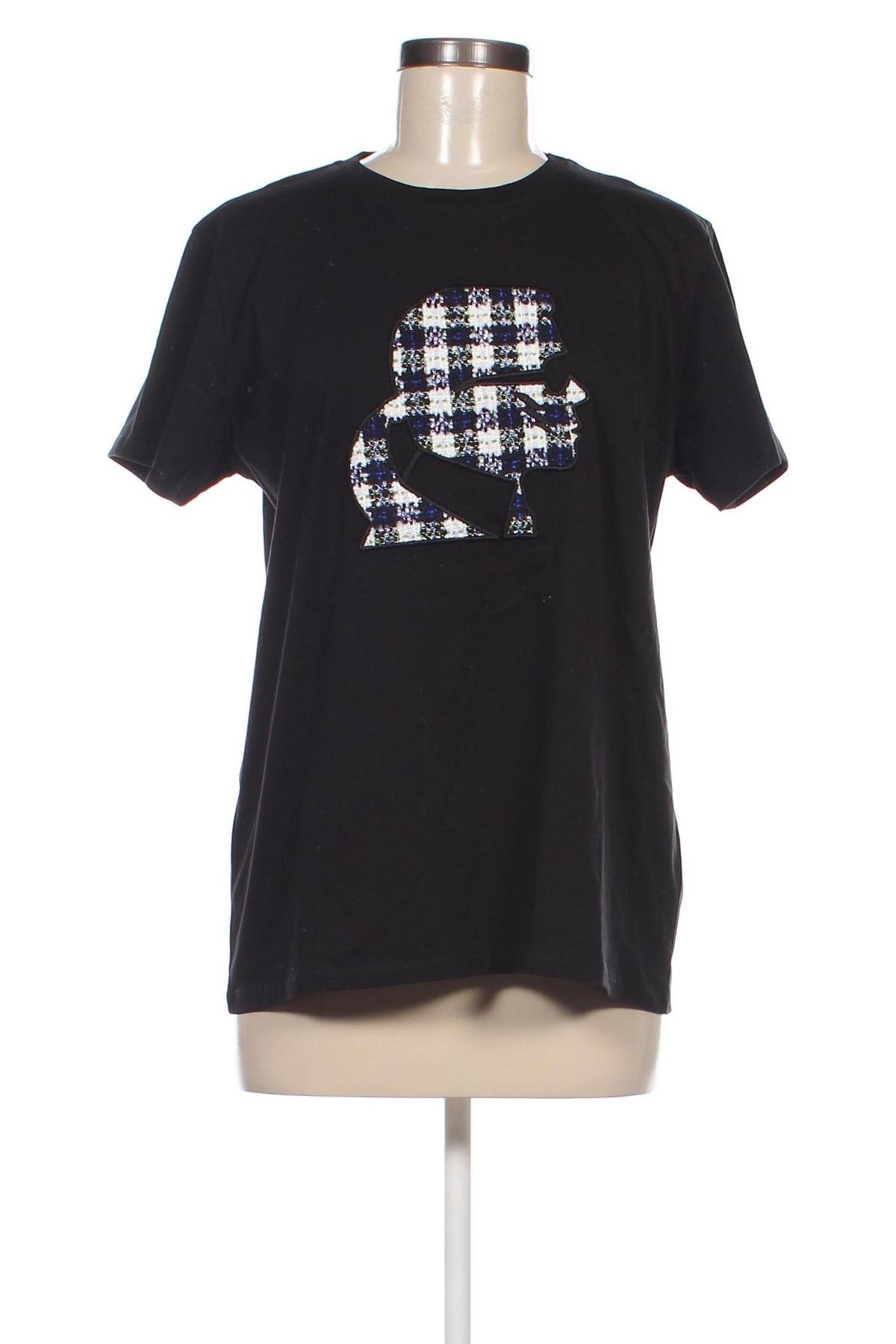 Damen T-Shirt Karl Lagerfeld, Größe XL, Farbe Schwarz, Preis € 46,29