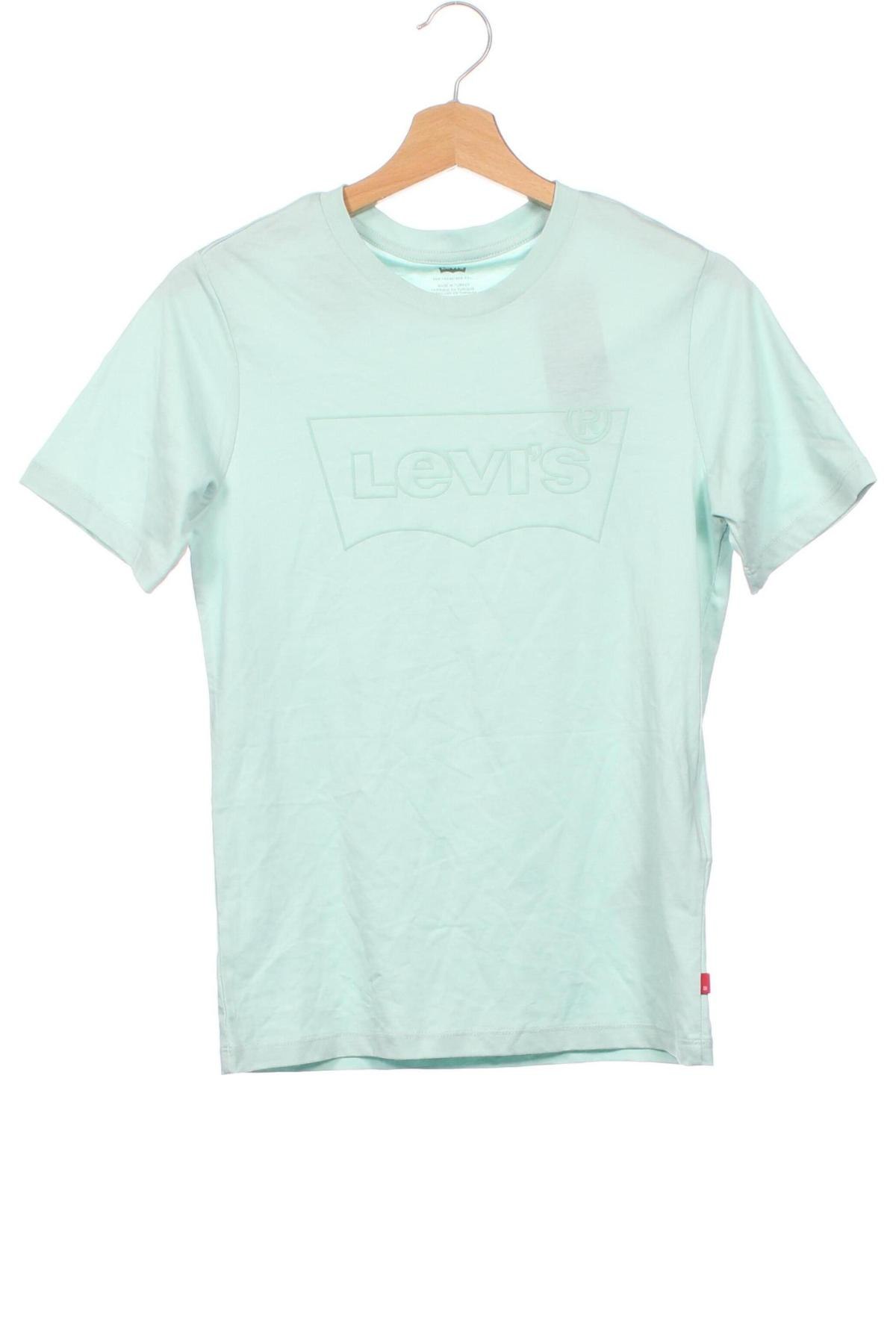 Damski T-shirt Levi's, Rozmiar XXS, Kolor Niebieski, Cena 49,99 zł