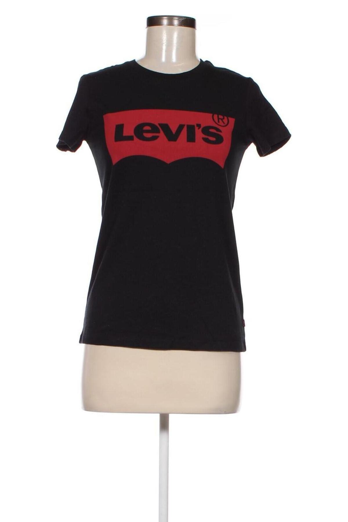 Damen T-Shirt Levi's, Größe XXS, Farbe Schwarz, Preis € 13,99