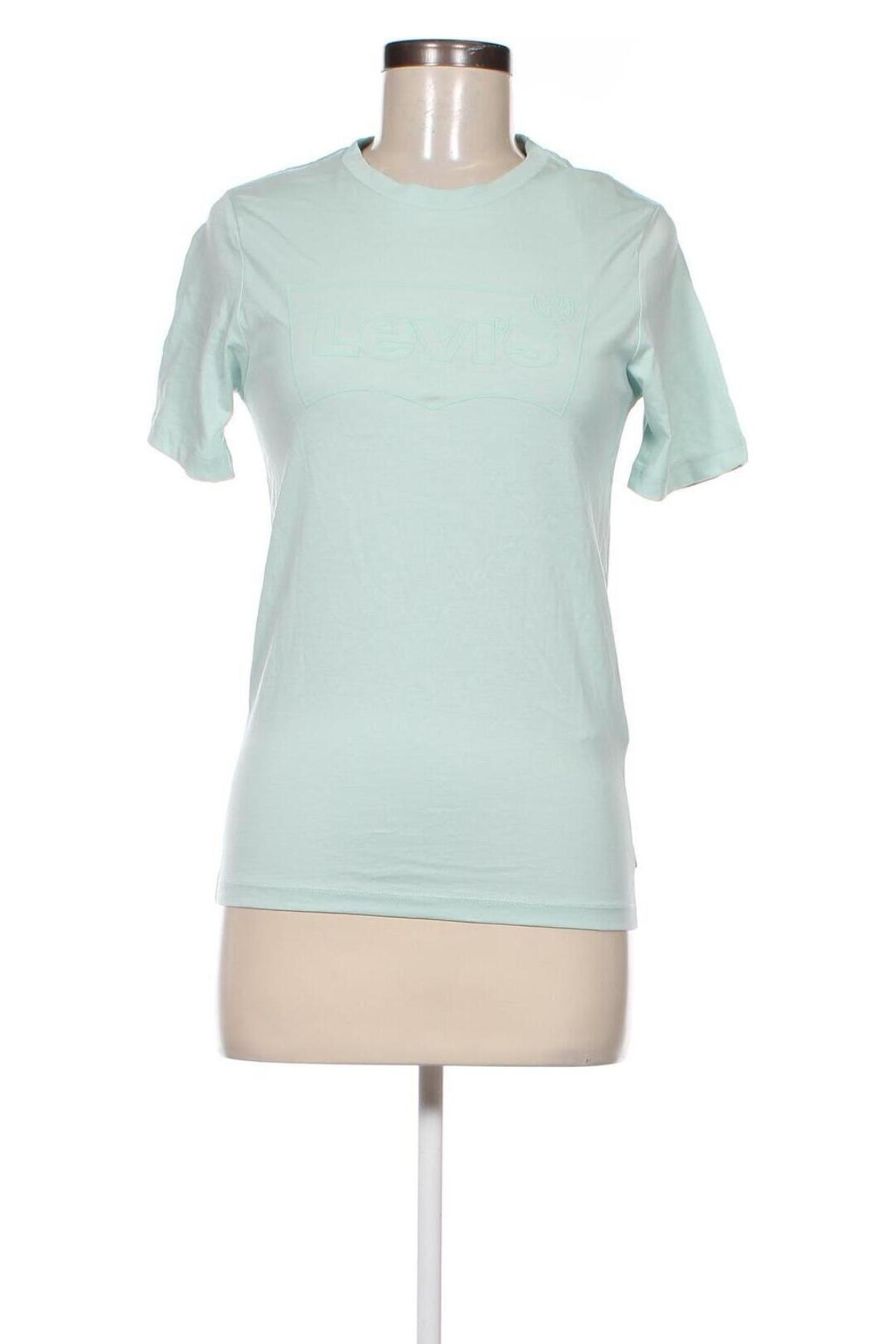 Damen T-Shirt Levi's, Größe XXS, Farbe Grün, Preis 31,99 €