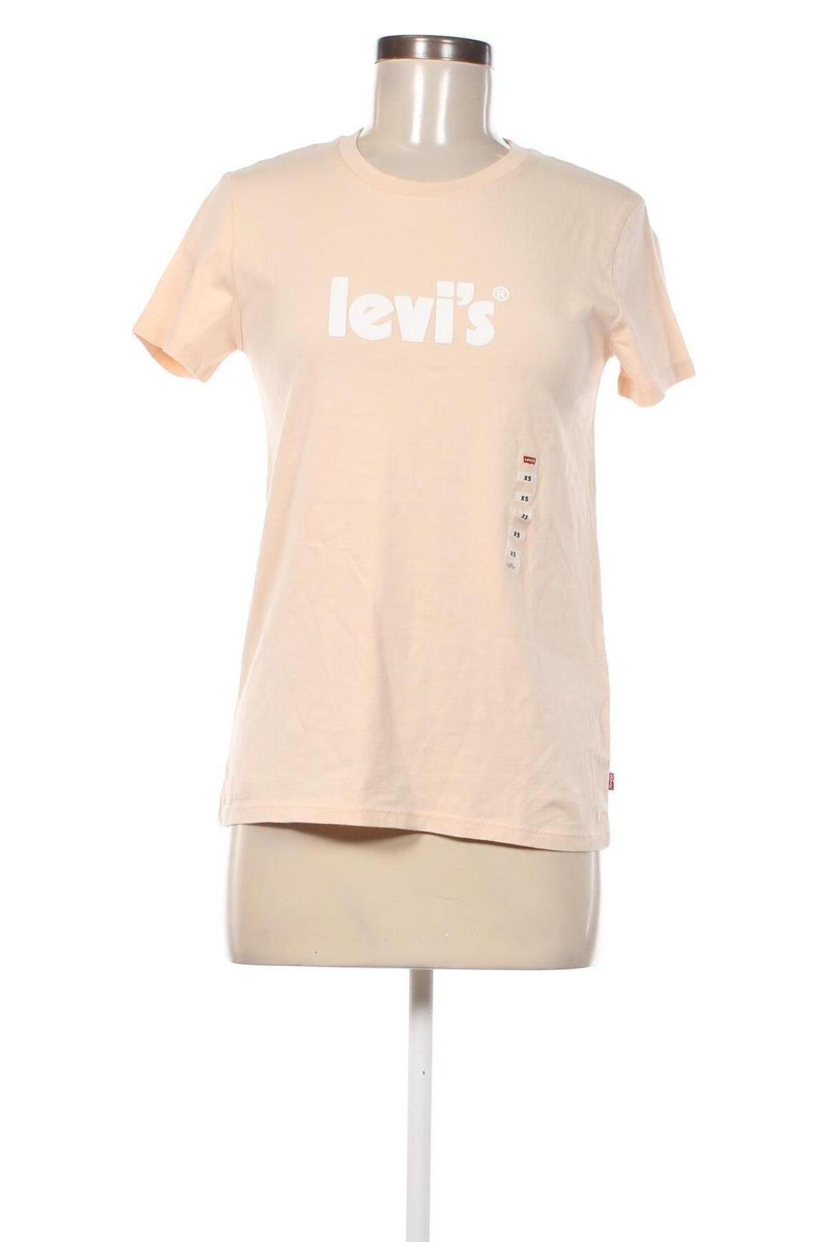 Damen T-Shirt Levi's, Größe XS, Farbe Orange, Preis 5,49 €