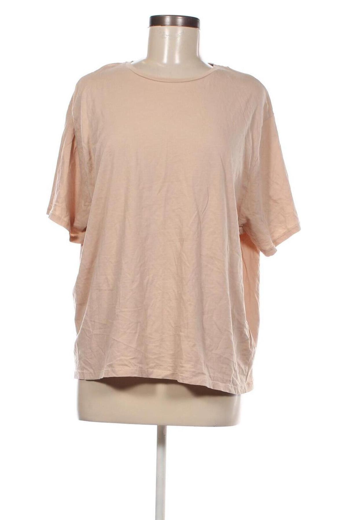 Γυναικείο t-shirt Lindex, Μέγεθος XL, Χρώμα  Μπέζ, Τιμή 5,99 €