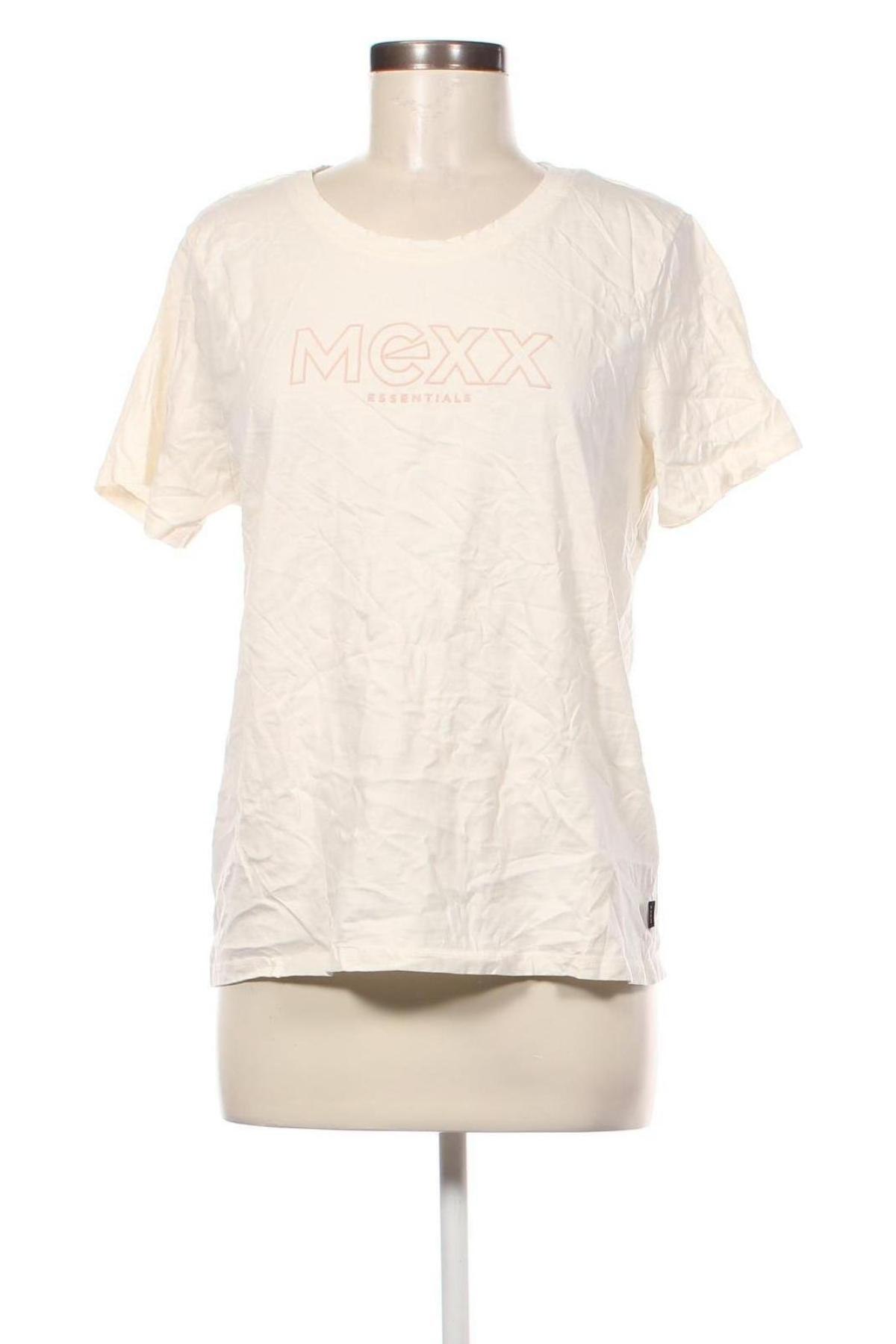 Γυναικείο t-shirt Mexx, Μέγεθος L, Χρώμα Εκρού, Τιμή 9,99 €