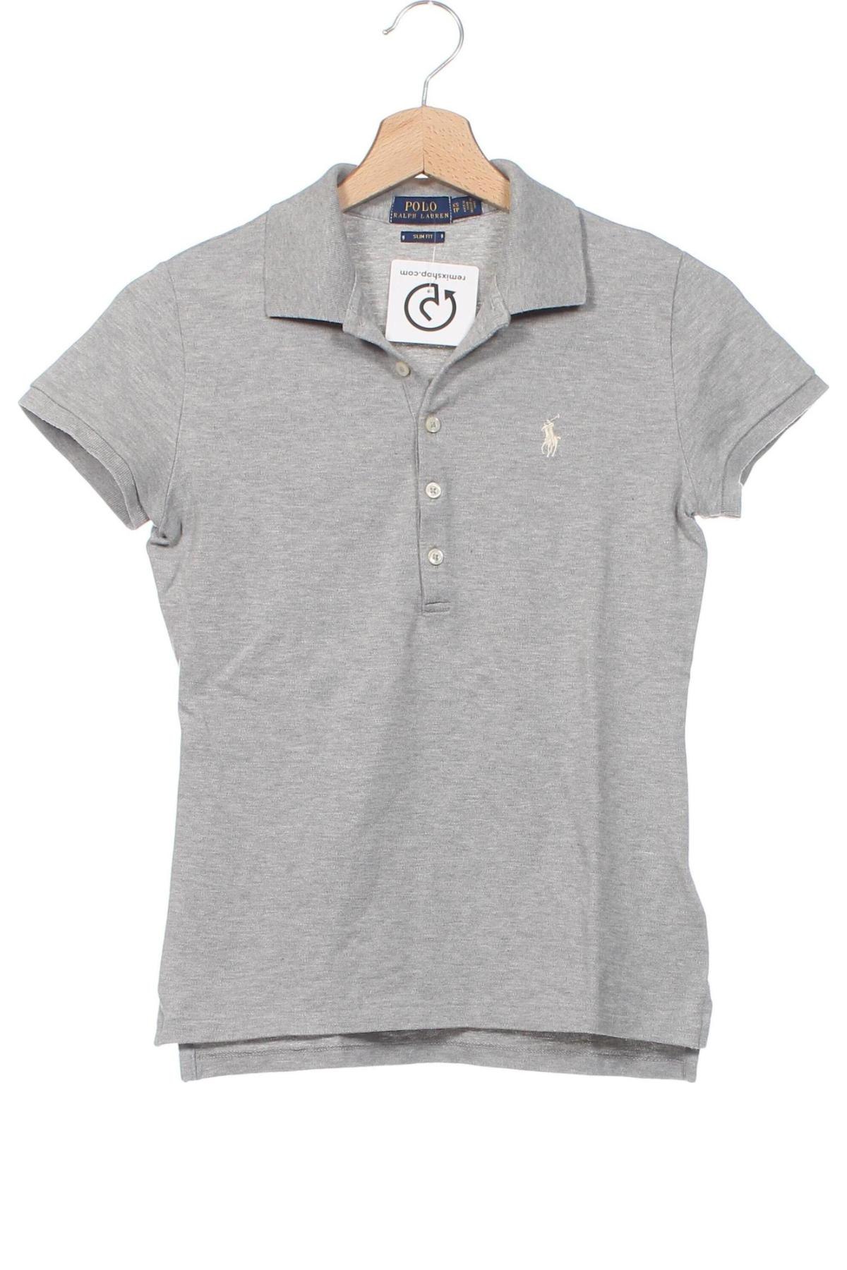 Γυναικείο t-shirt Polo By Ralph Lauren, Μέγεθος XS, Χρώμα Γκρί, Τιμή 32,71 €