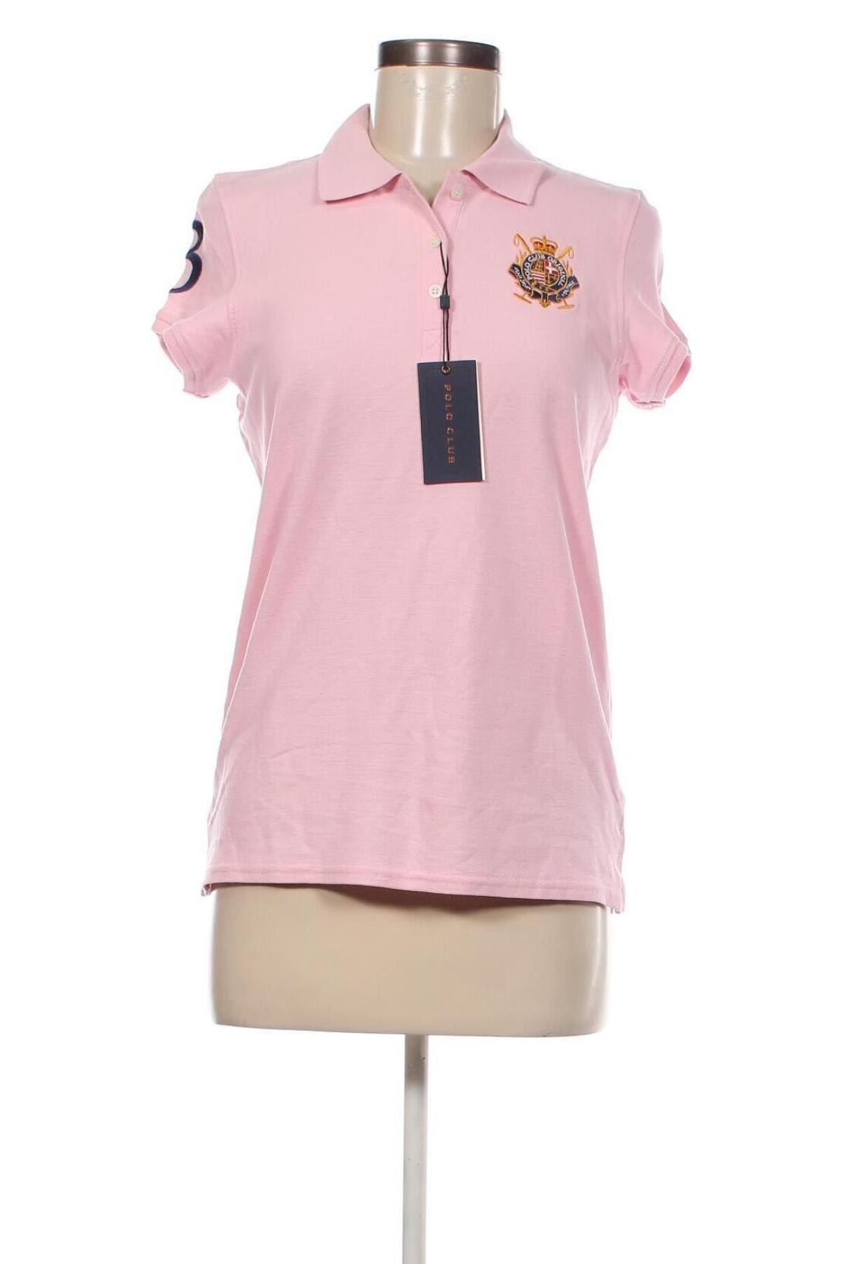 Tricou de femei Polo Club, Mărime L, Culoare Roz, Preț 159,99 Lei