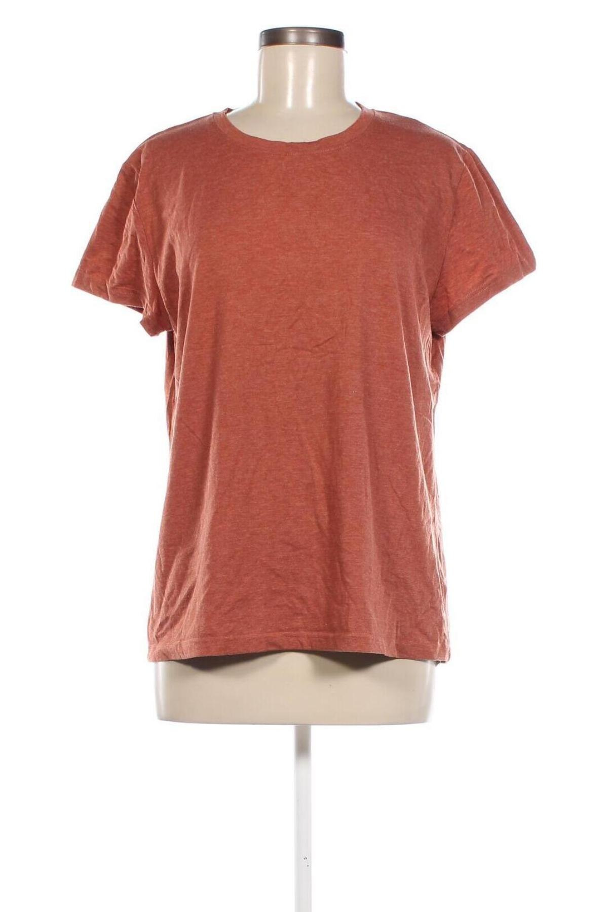 Γυναικείο t-shirt SHEIN, Μέγεθος XL, Χρώμα Καφέ, Τιμή 5,99 €