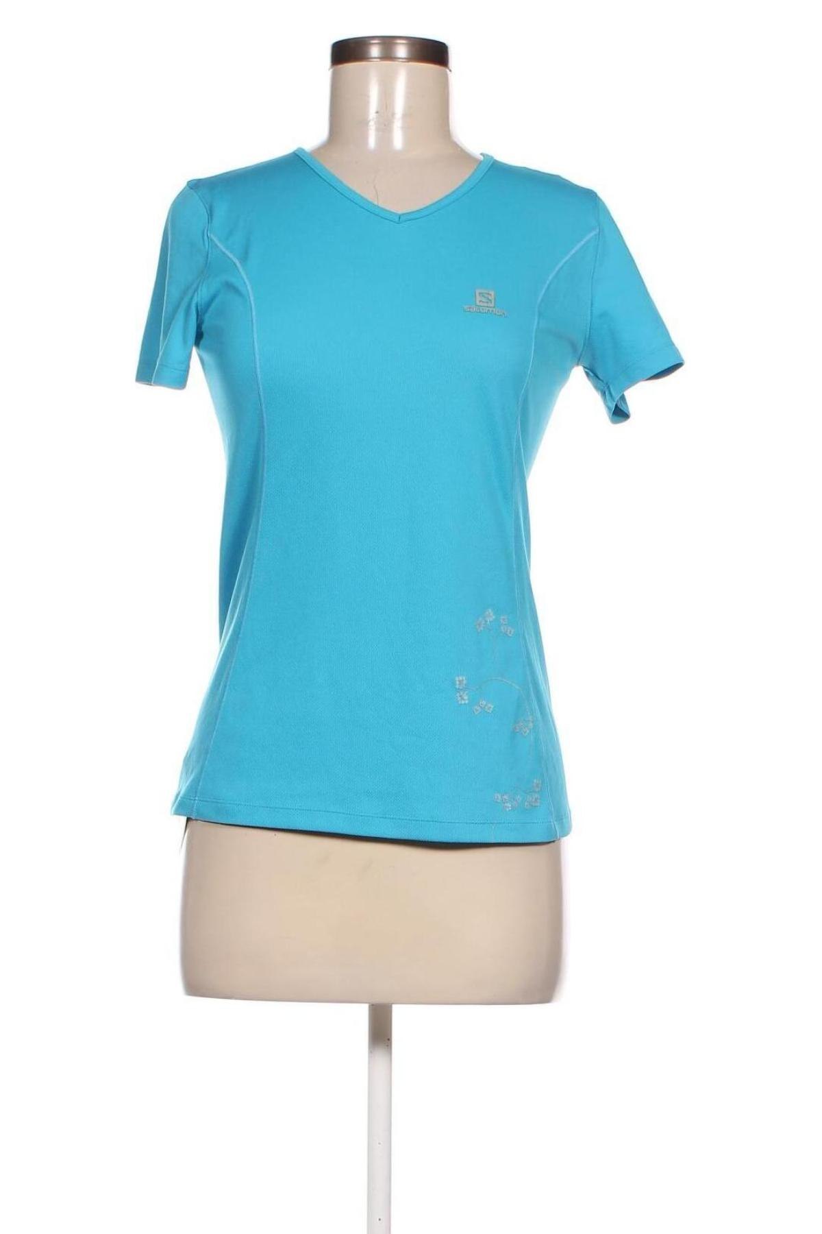 Γυναικείο t-shirt Salomon, Μέγεθος XS, Χρώμα Μπλέ, Τιμή 4,99 €